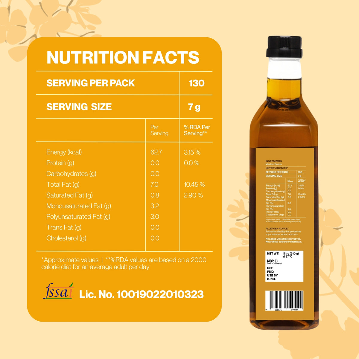 WOOD PRESSED BLACK MUSTARD OIL