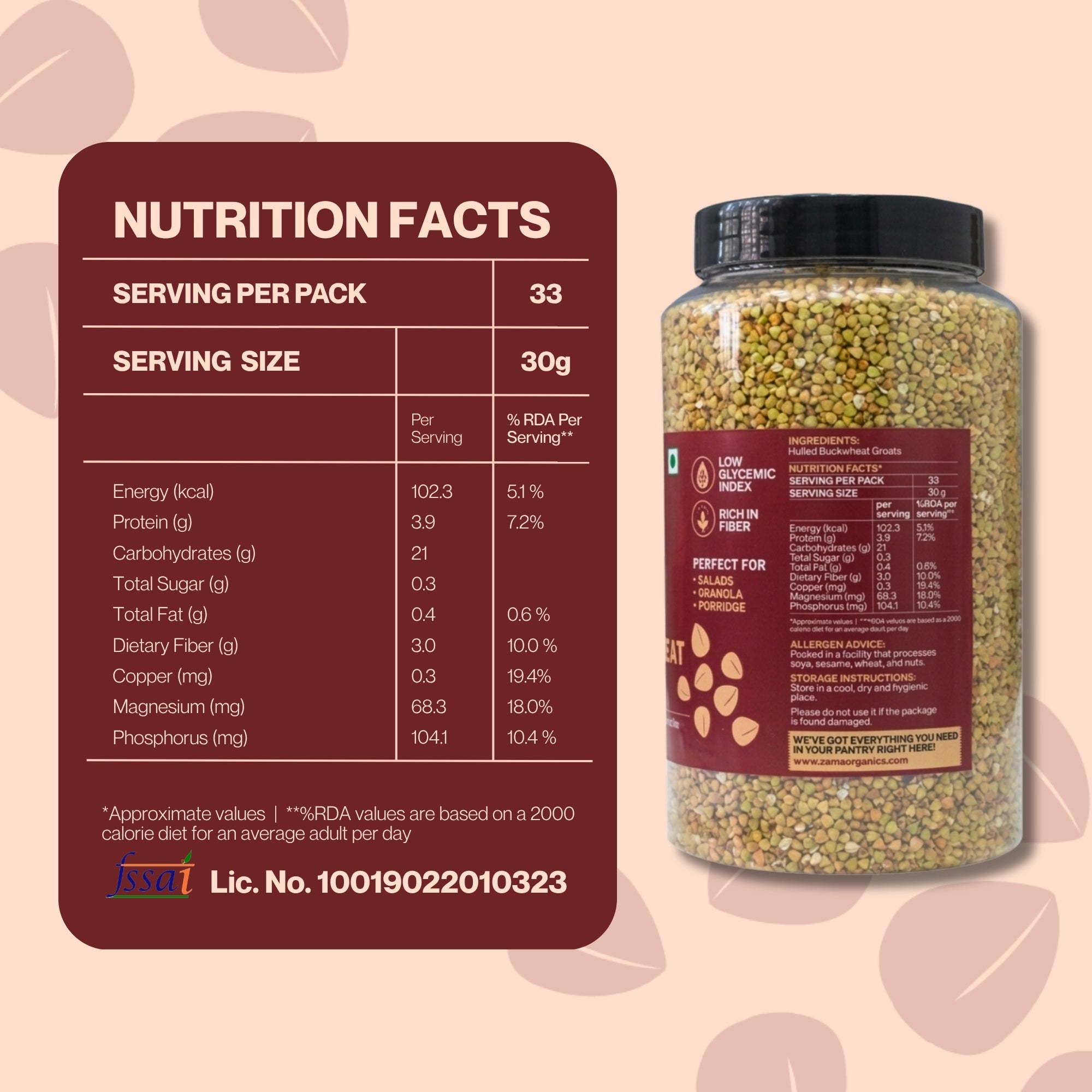 HULLED BUCKWHEAT GROATS