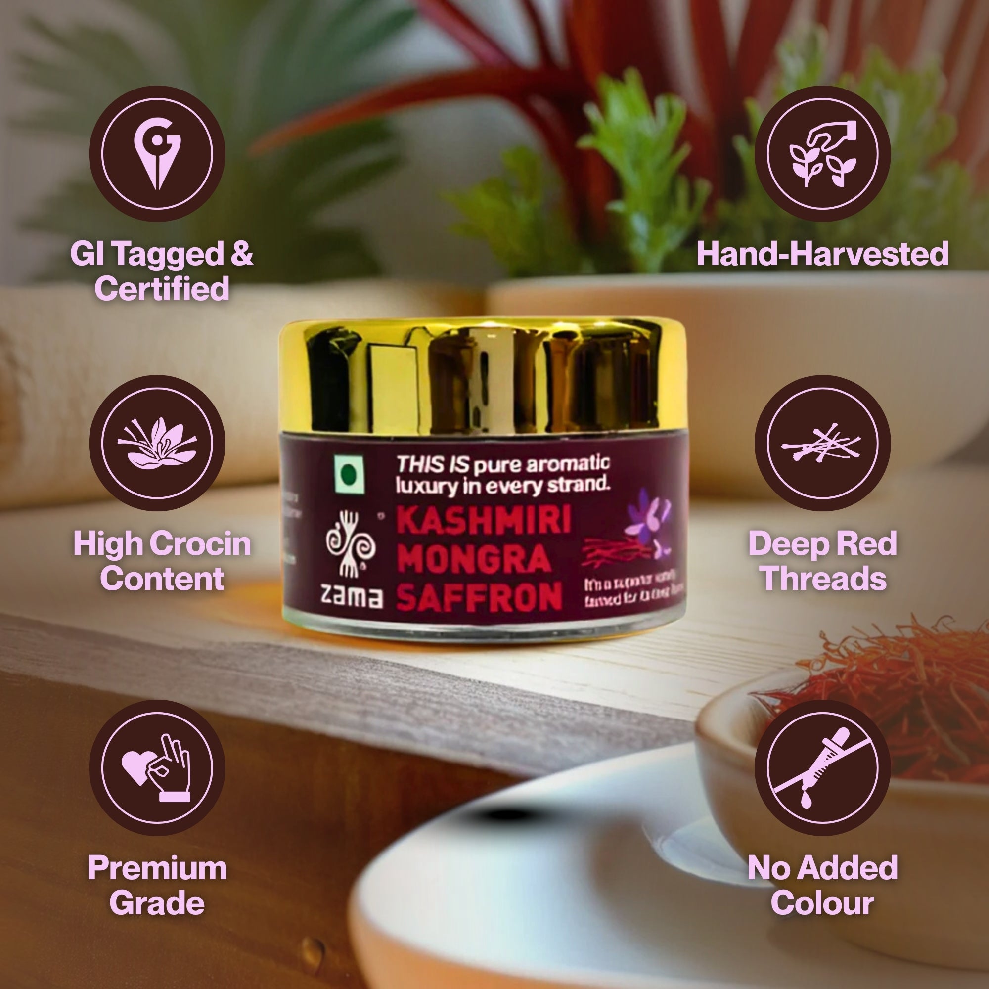 KASHMIRI MONGRA SAFFRON