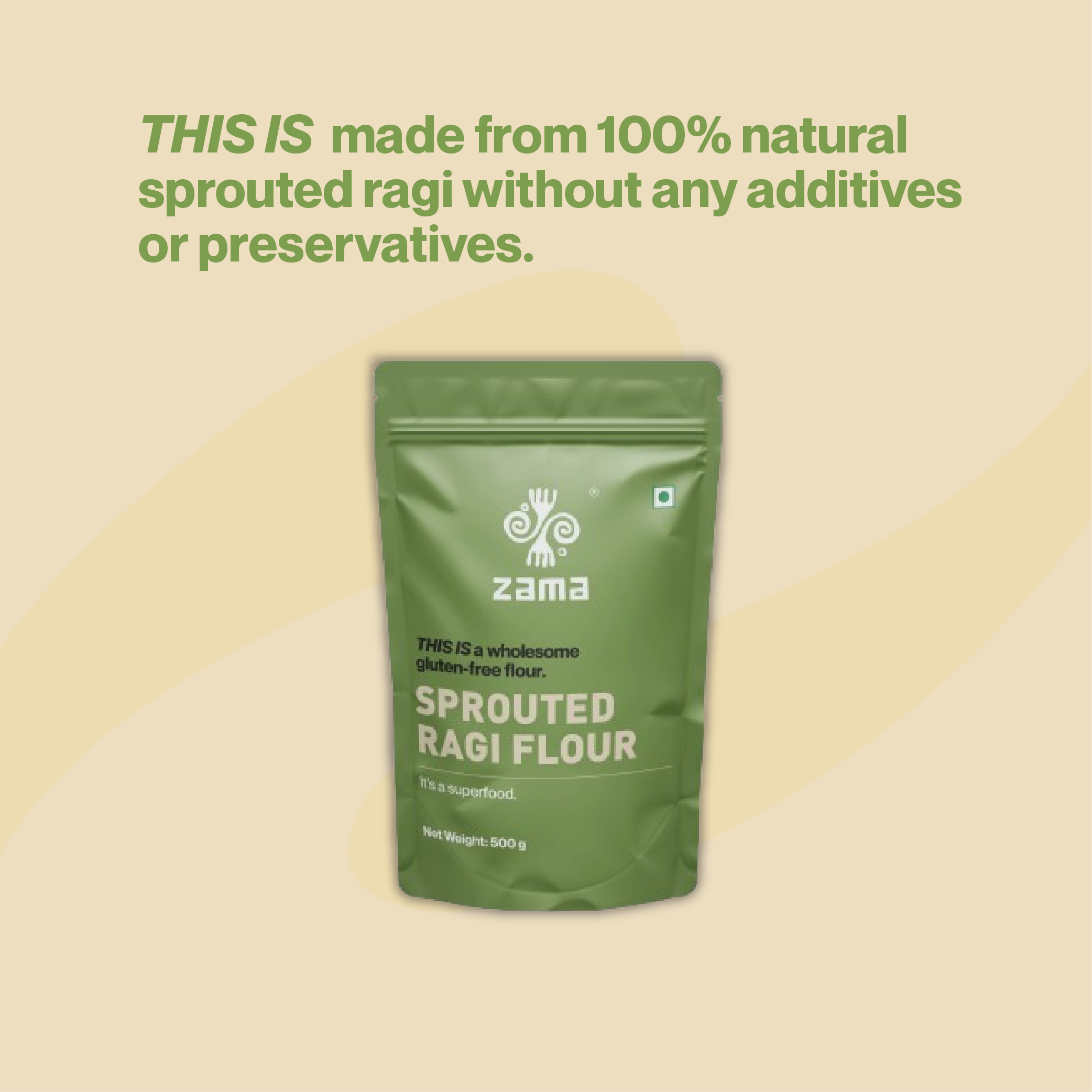 ORGANIC SPROUTED RAGI FLOUR