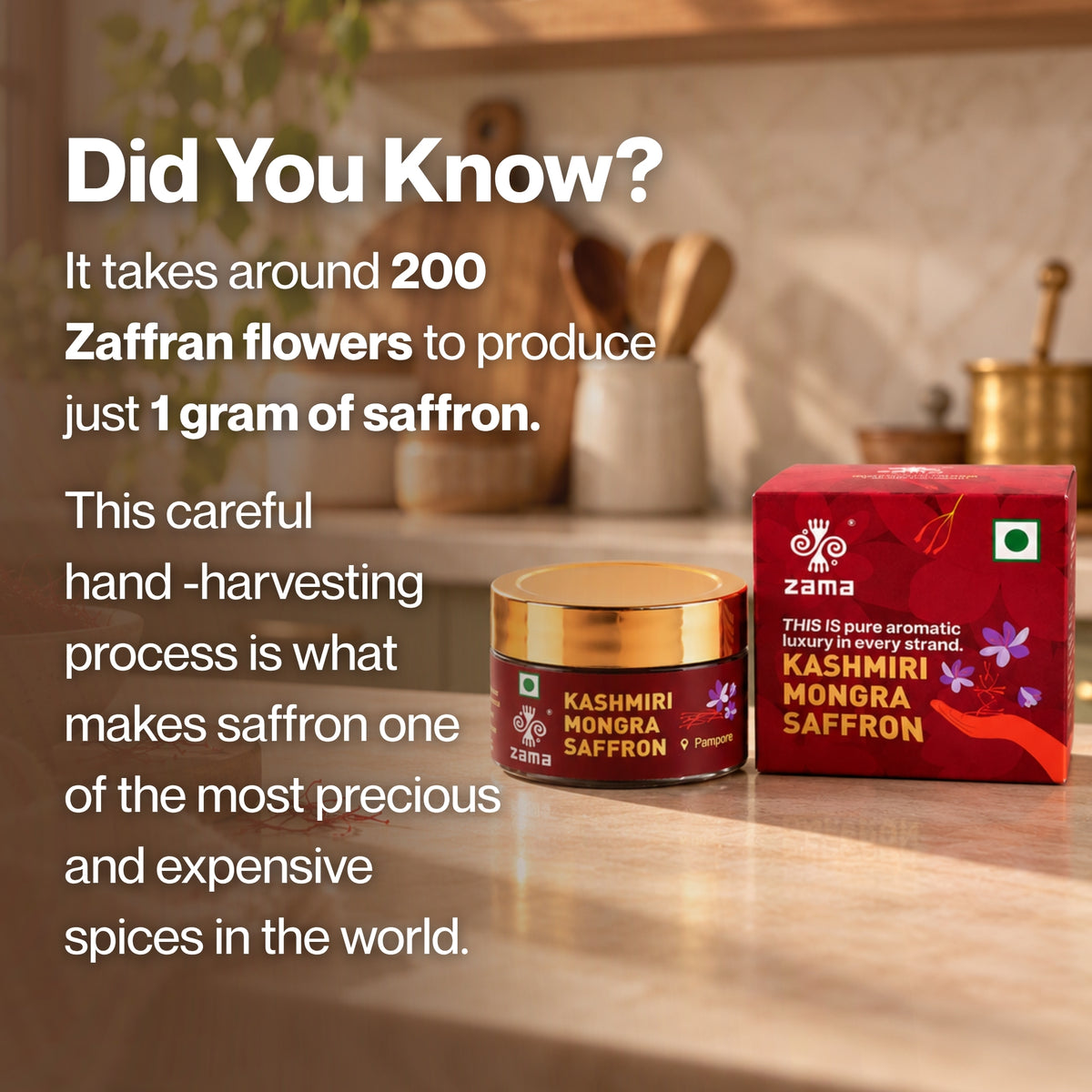 KASHMIRI MONGRA SAFFRON