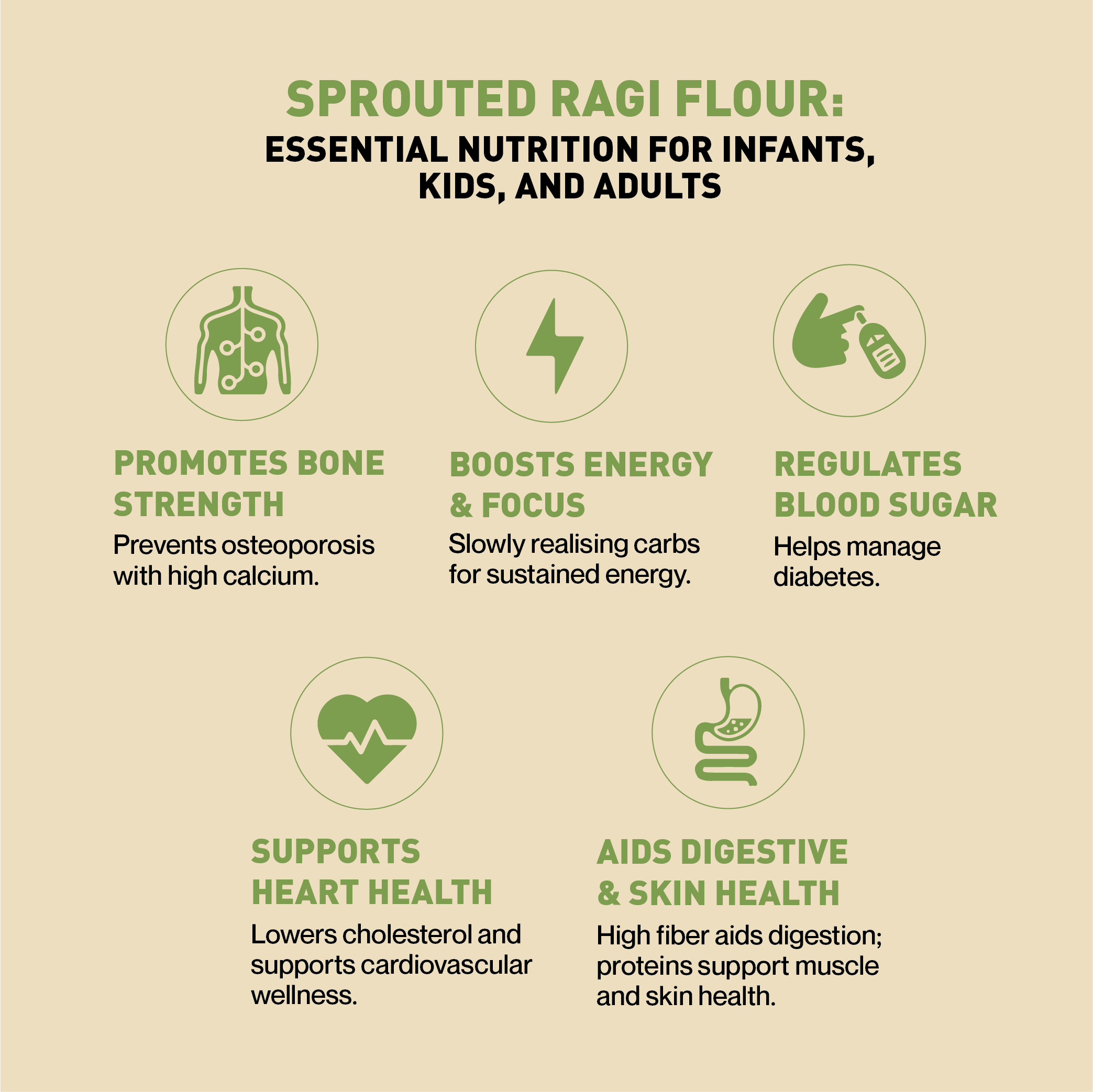 ORGANIC SPROUTED RAGI FLOUR