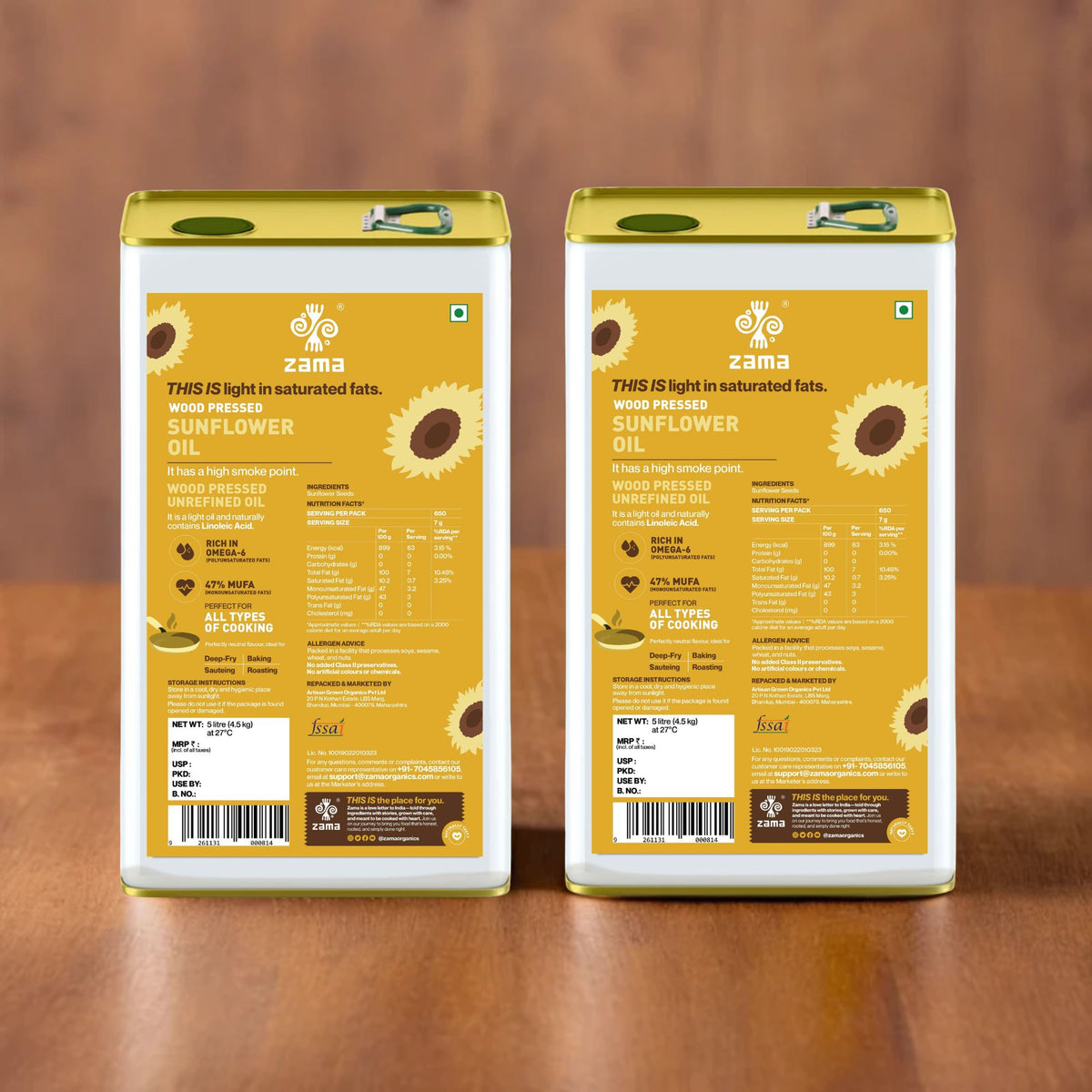 WOOD PRESSED SUNFLOWER OIL
