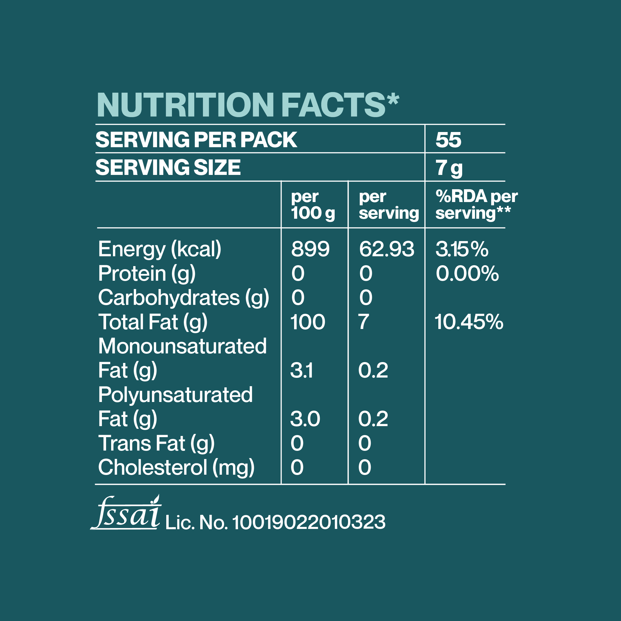 EXTRA VIRGIN COCONUT OIL