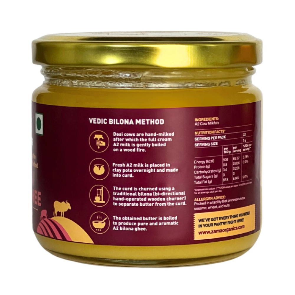 A2 DESI COW GHEE (BILONA METHOD)