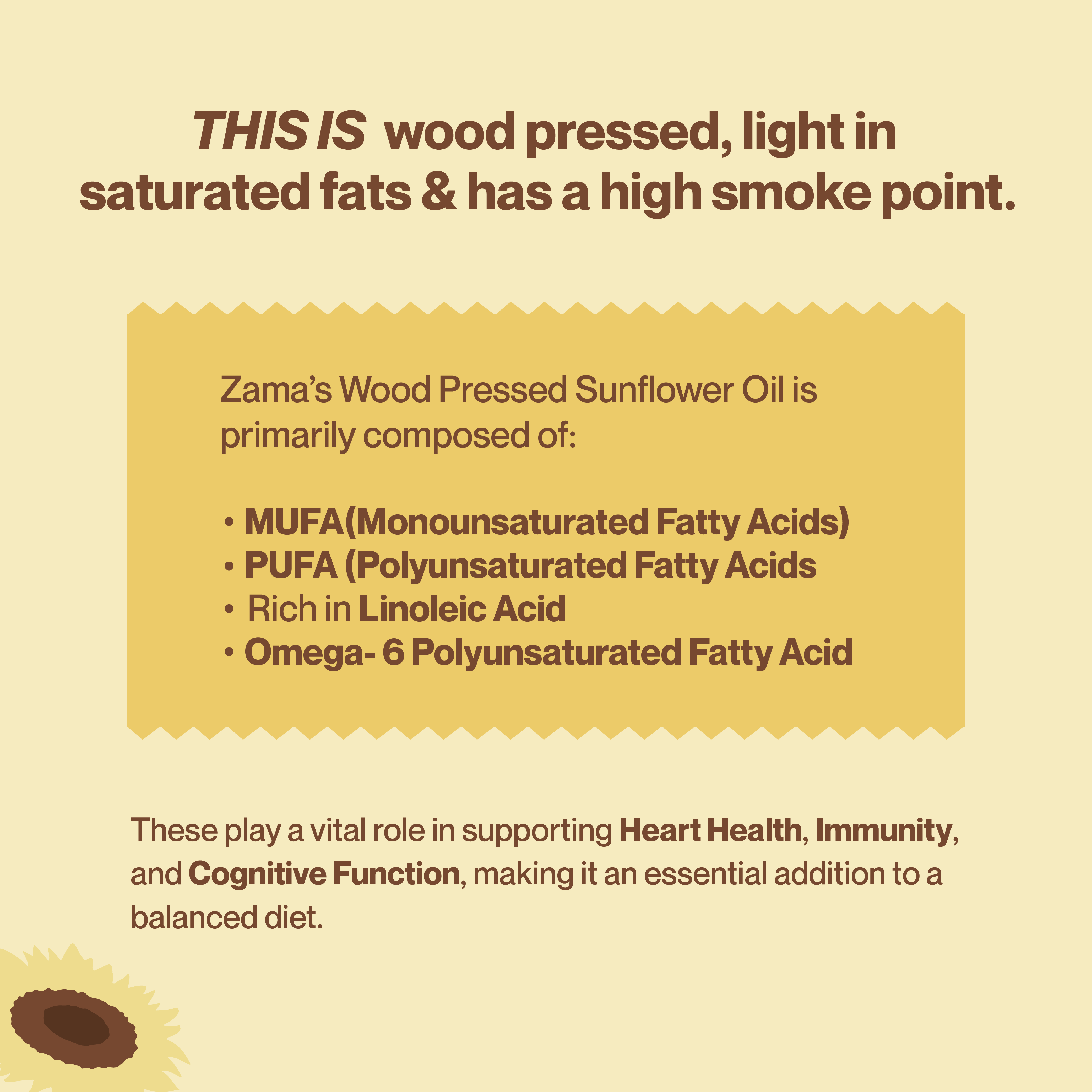 WOOD PRESSED SUNFLOWER OIL