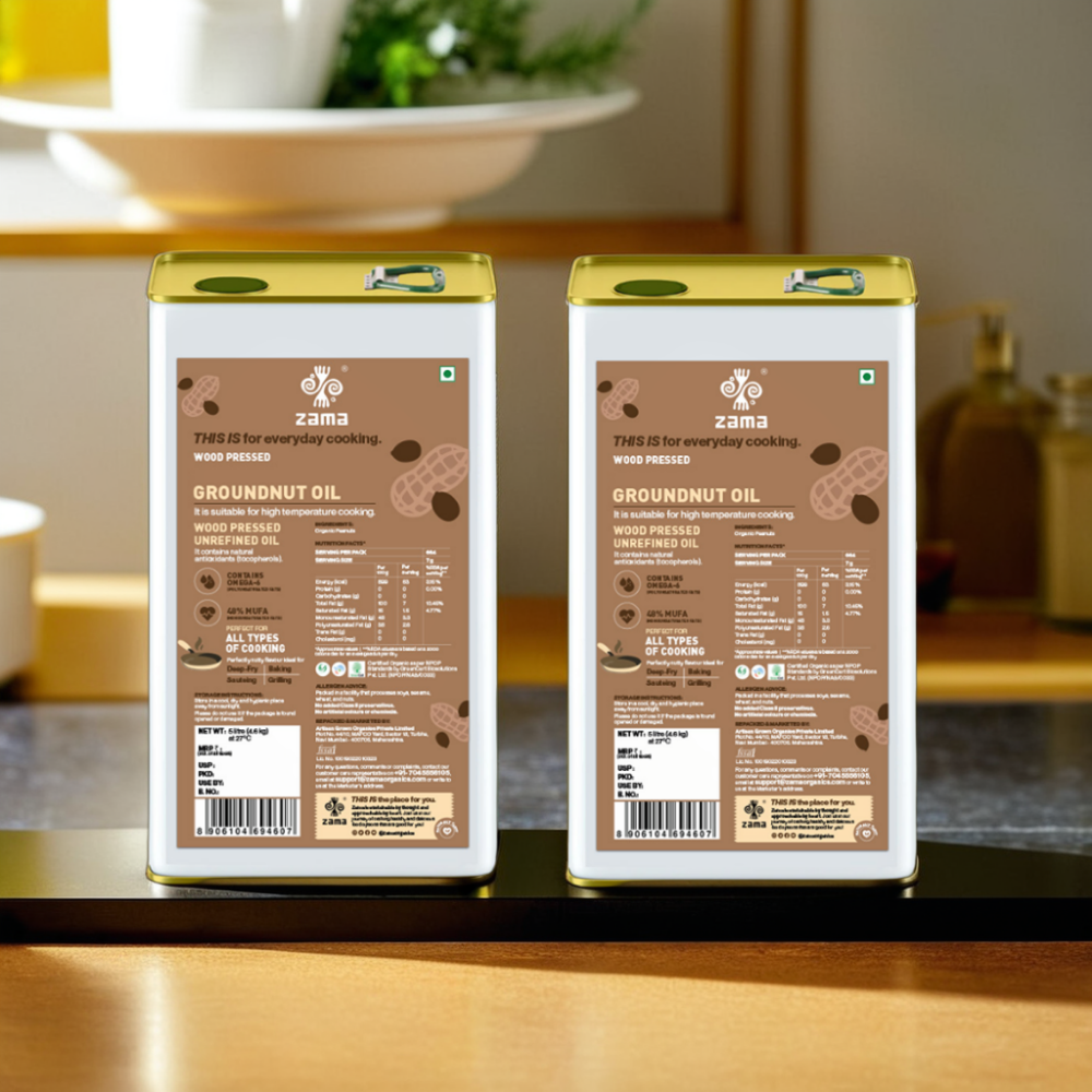 WOOD PRESSED GROUNDNUT OIL