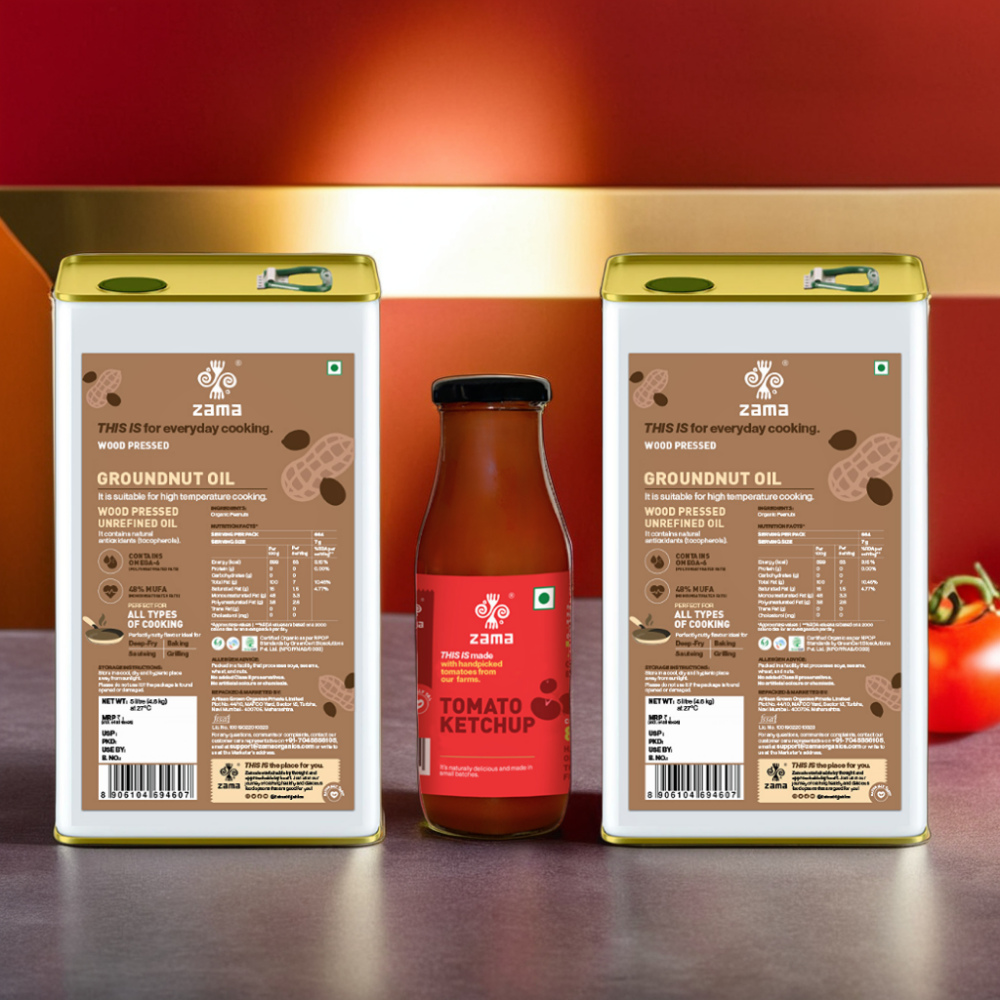 FREE TOMATO KETCHUP (300g) WITH WOOD PRESSED GROUNDNUT OIL