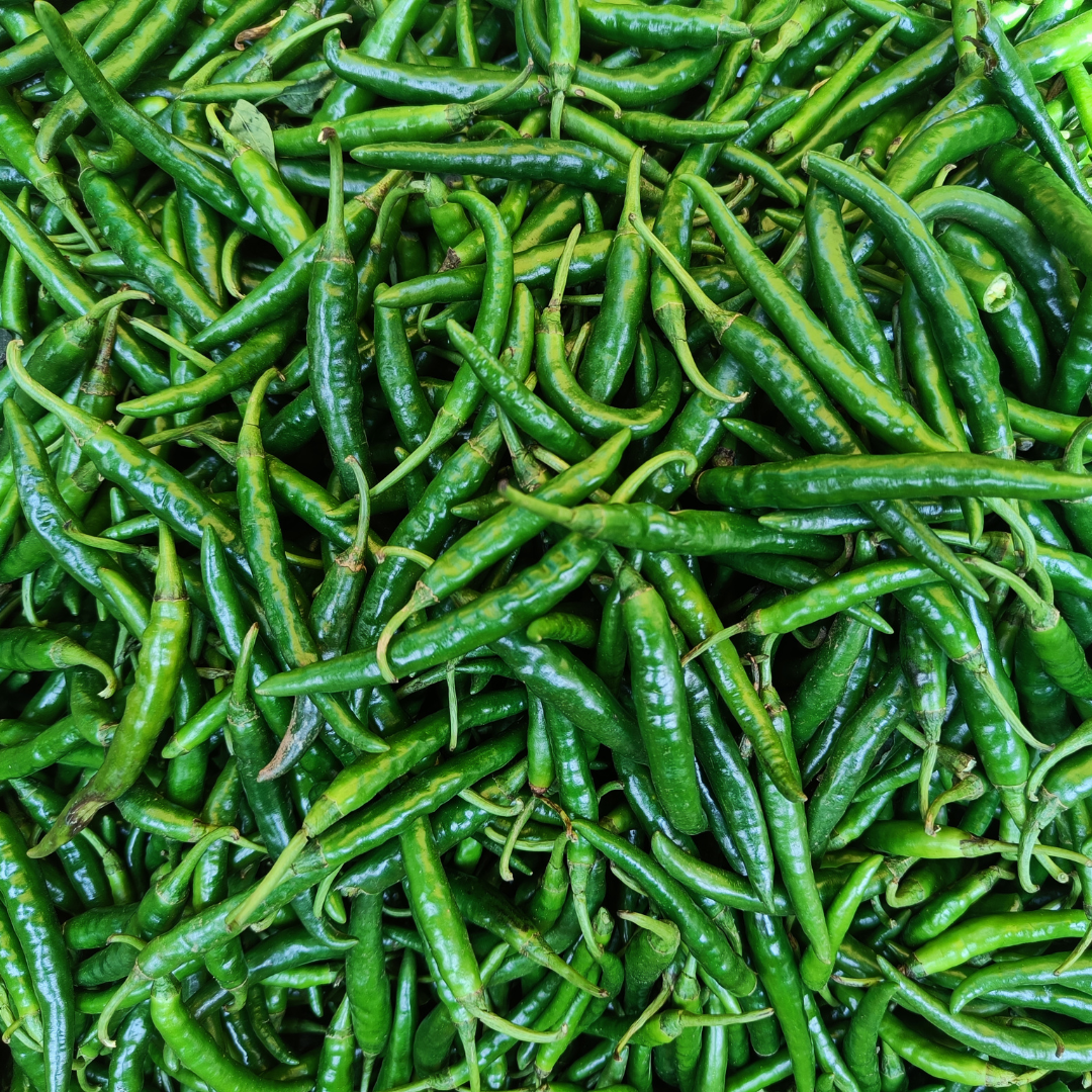 ORGANIC GREEN CHILLIES