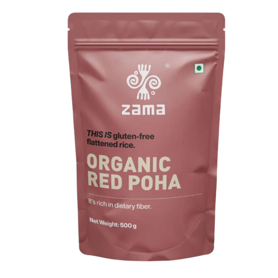 Organic Red Poha- Gluten Free Flattened Rice