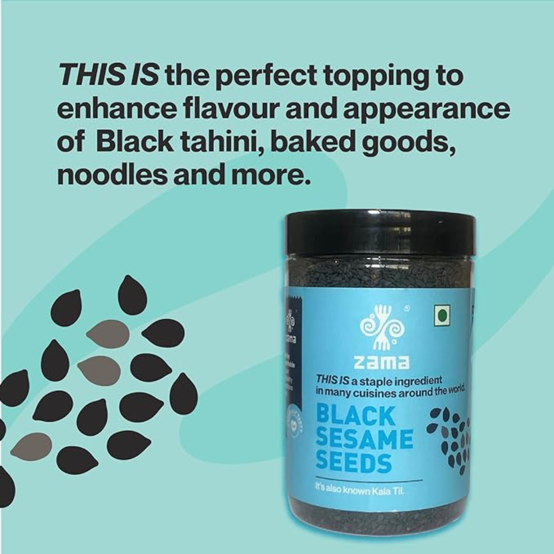 Black Sesame Seeds- Zama Organics