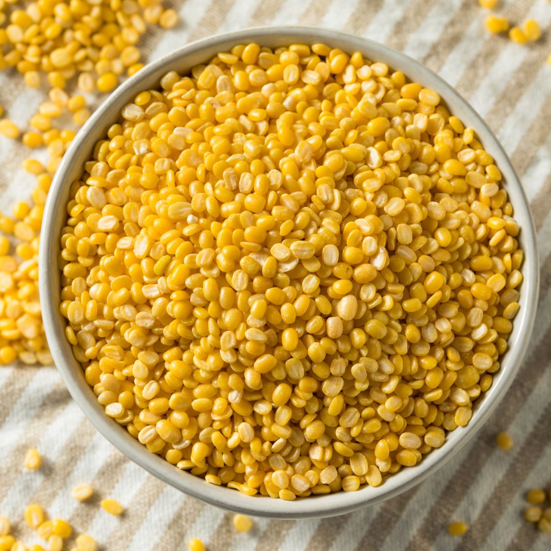 Organic Yellow Moong Dal-plant based source of protein.