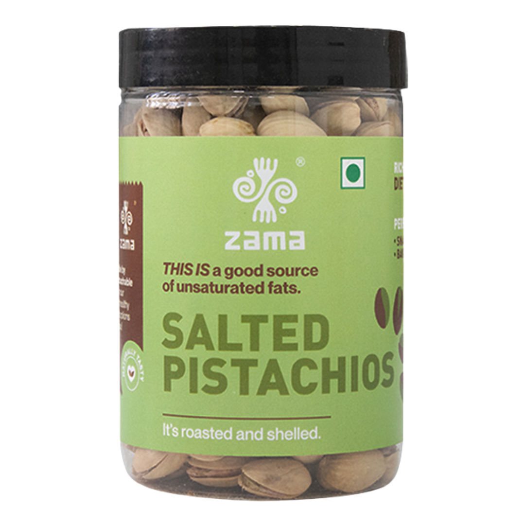 Salted Pisatachios_- Good Source Of Unsaturated Fats