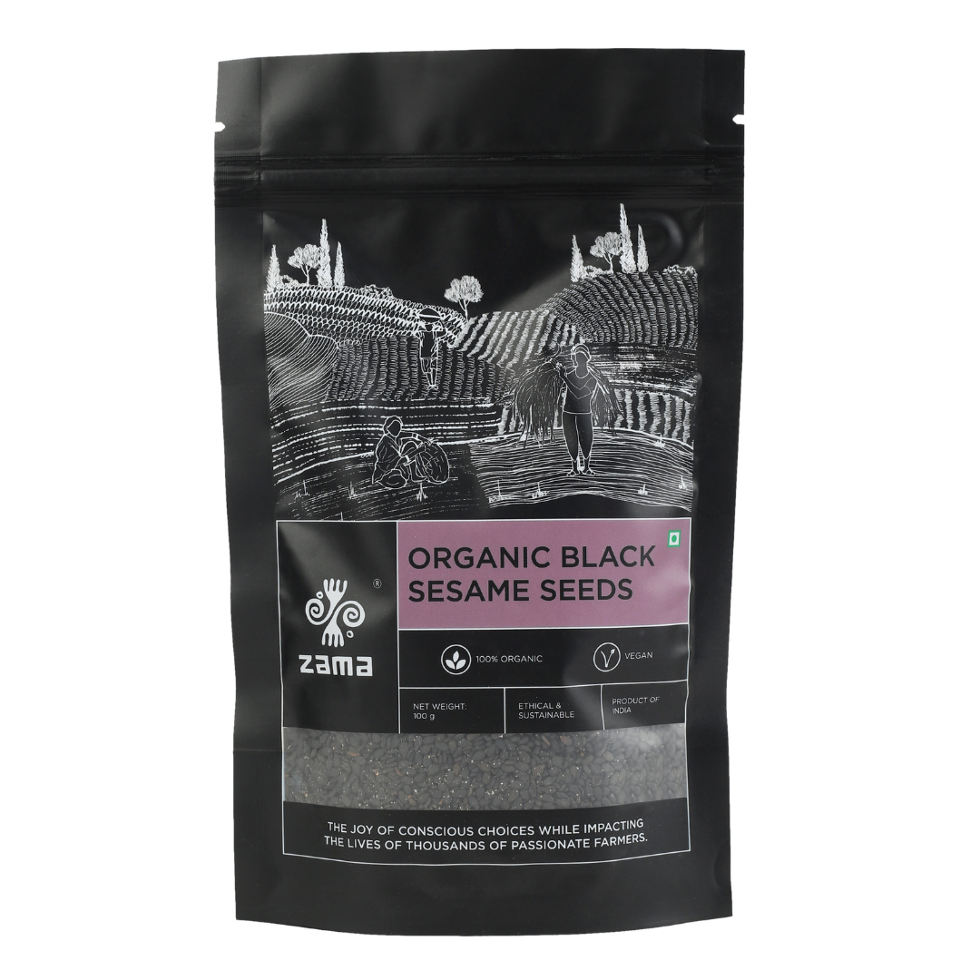 Black Sesame Seeds- Zama Organics