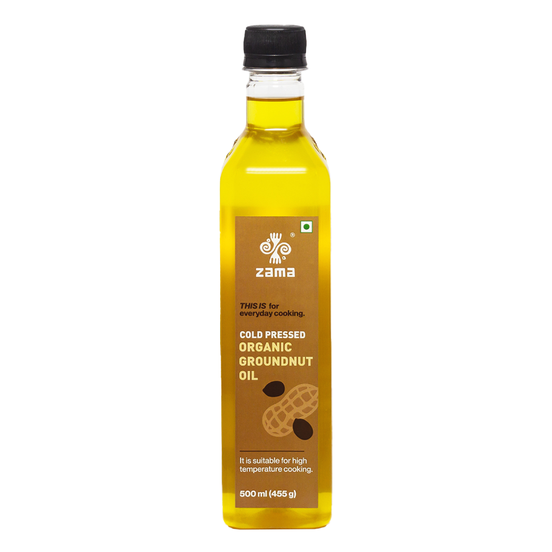 COLD PRESSED ORGANIC GROUNDNUT OIL