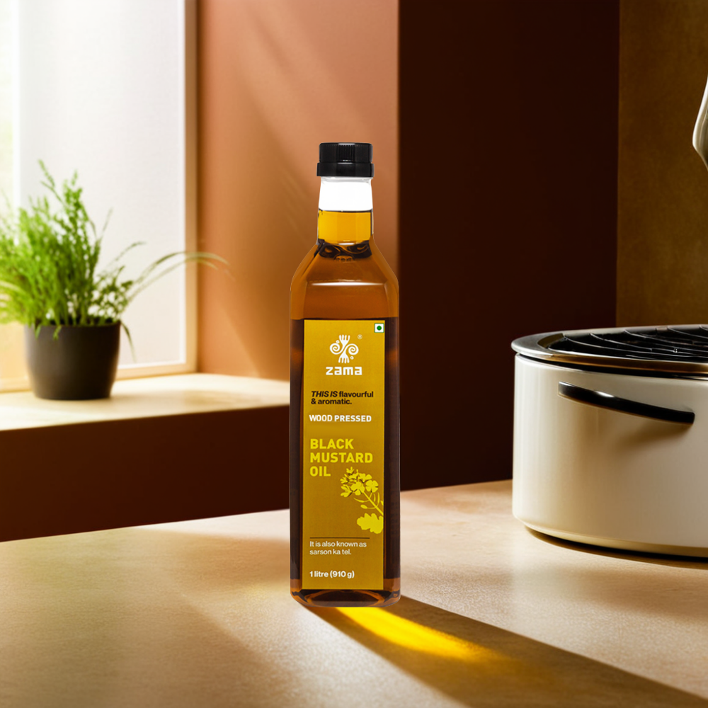 WOOD PRESSED BLACK MUSTARD OIL