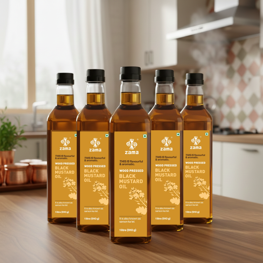 WOOD PRESSED BLACK MUSTARD OIL