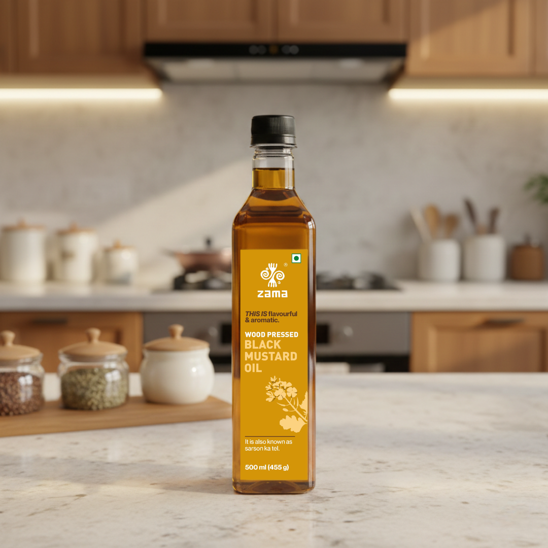 WOOD PRESSED BLACK MUSTARD OIL