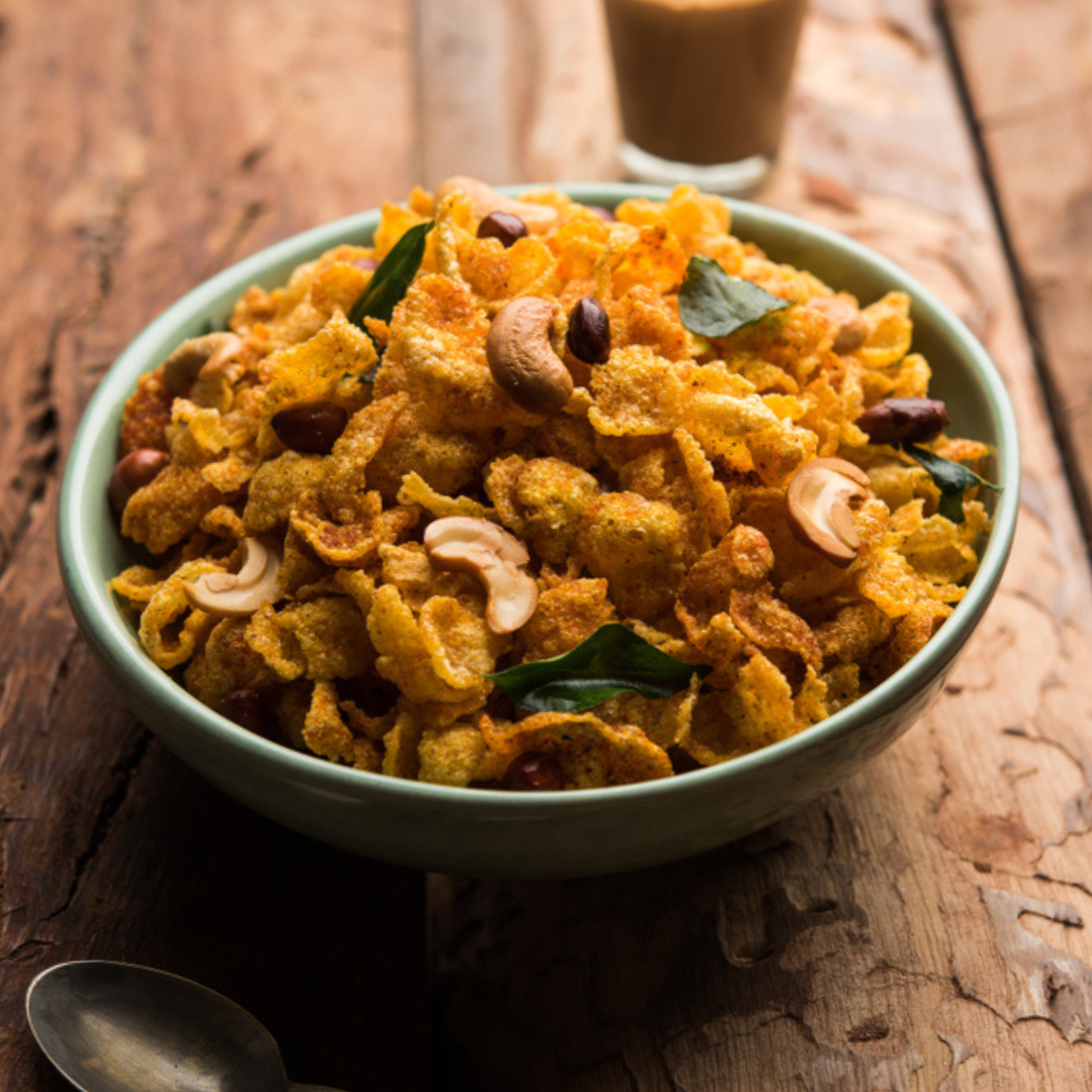 Cornflakes Pudina Chivda- Zama Organics