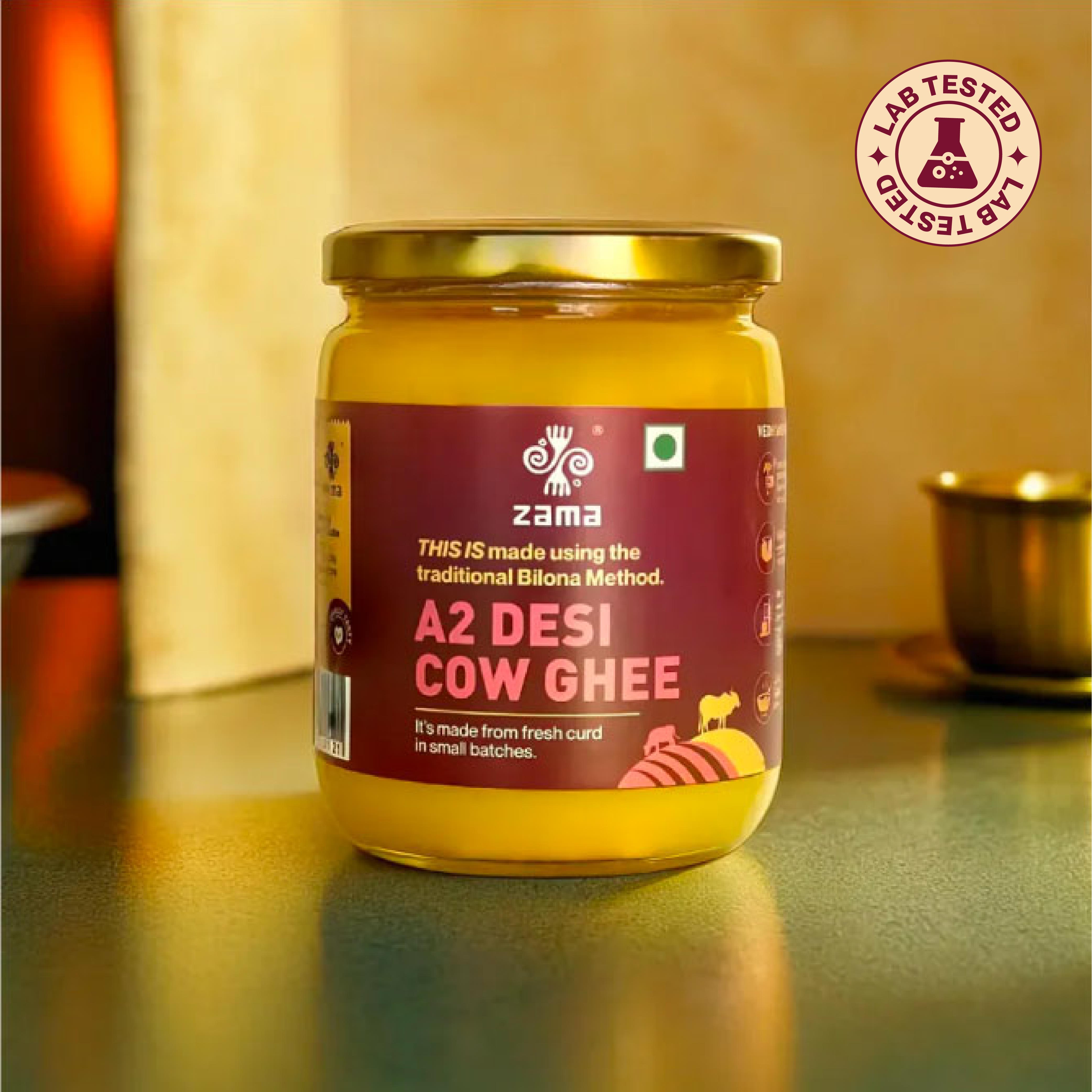 A2 DESI COW GHEE (BILONA METHOD)