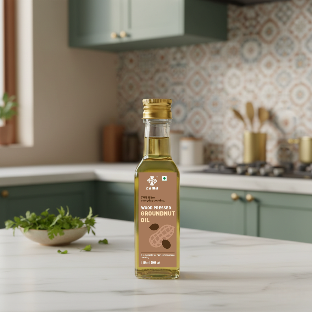 WOOD PRESSED GROUNDNUT OIL
