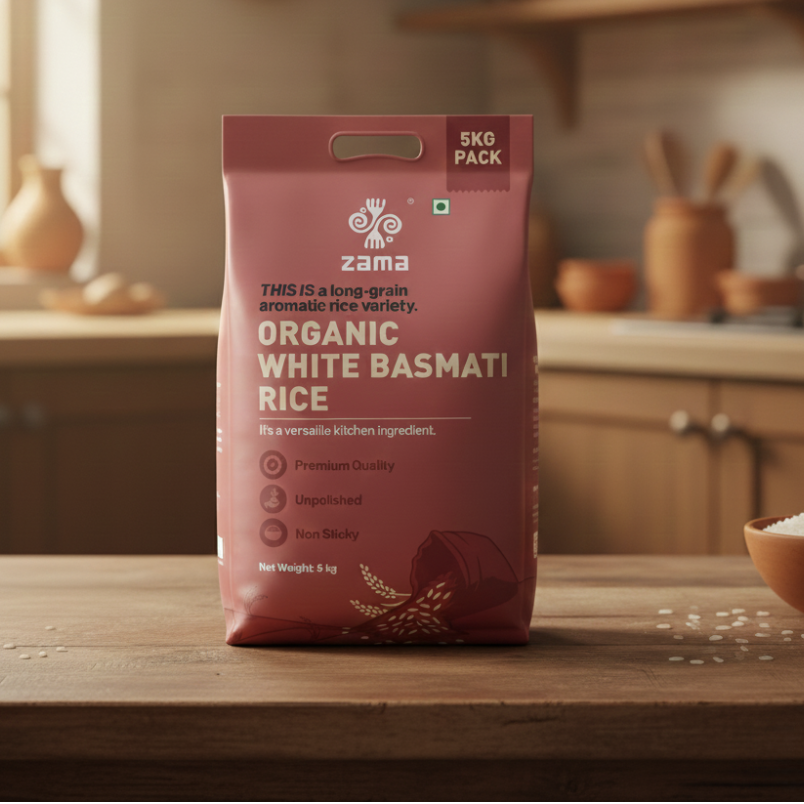 ORGANIC WHITE BASMATI RICE