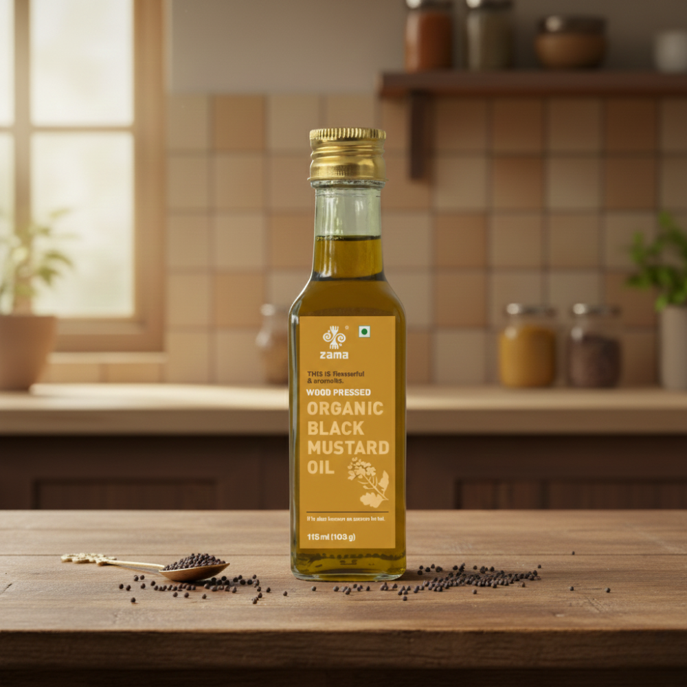 WOOD PRESSED BLACK MUSTARD OIL