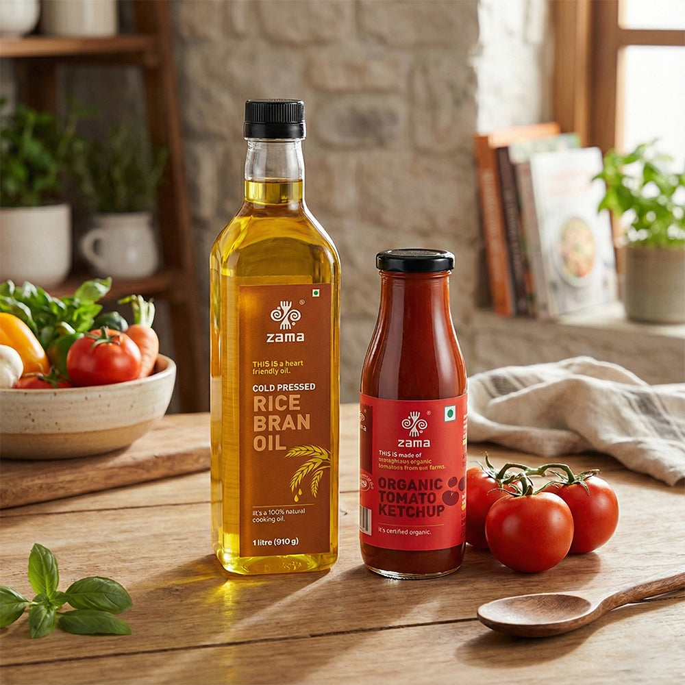 TOMATO KETCHUP AND COLD PRESSED RICE BRAN OIL COMBO PACK