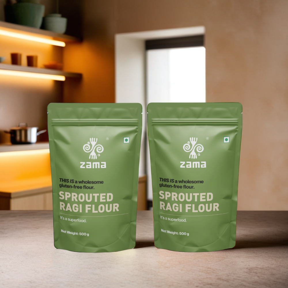 ORGANIC SPROUTED RAGI FLOUR
