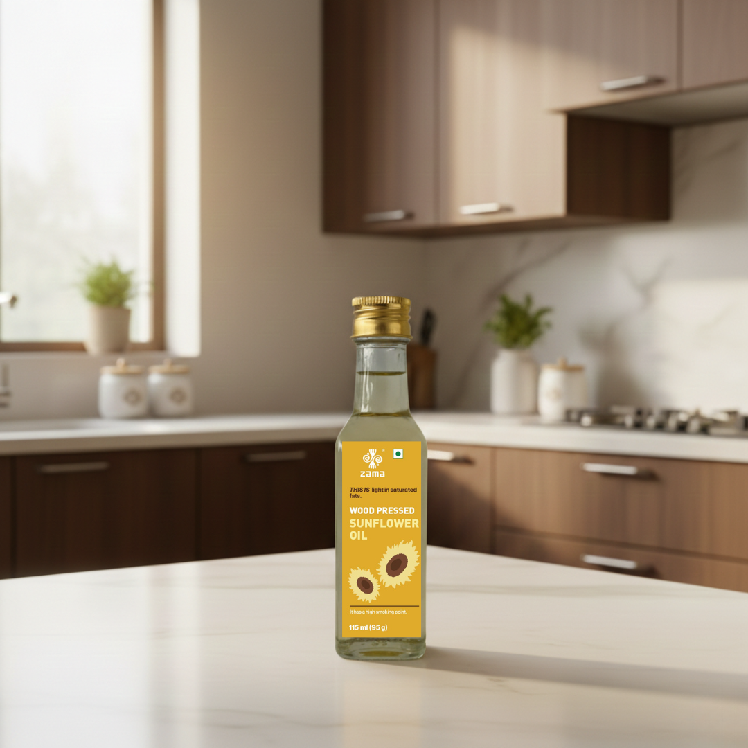 WOOD PRESSED SUNFLOWER OIL