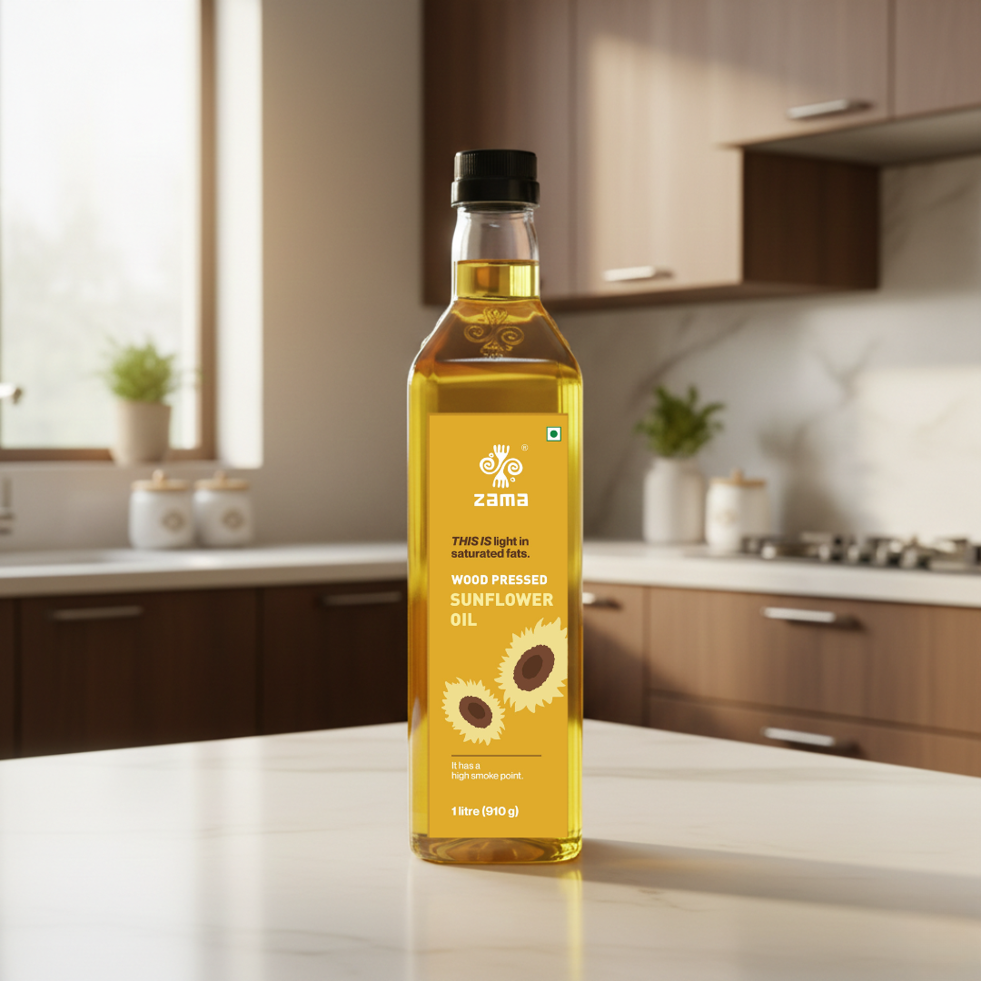 WOOD PRESSED SUNFLOWER OIL
