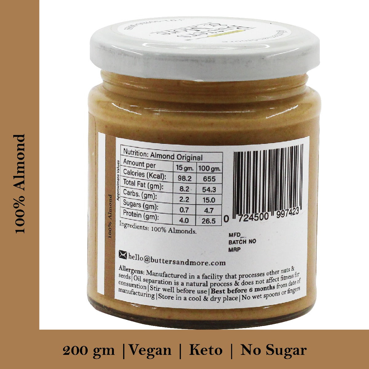 Almond Butter- Zama Organics