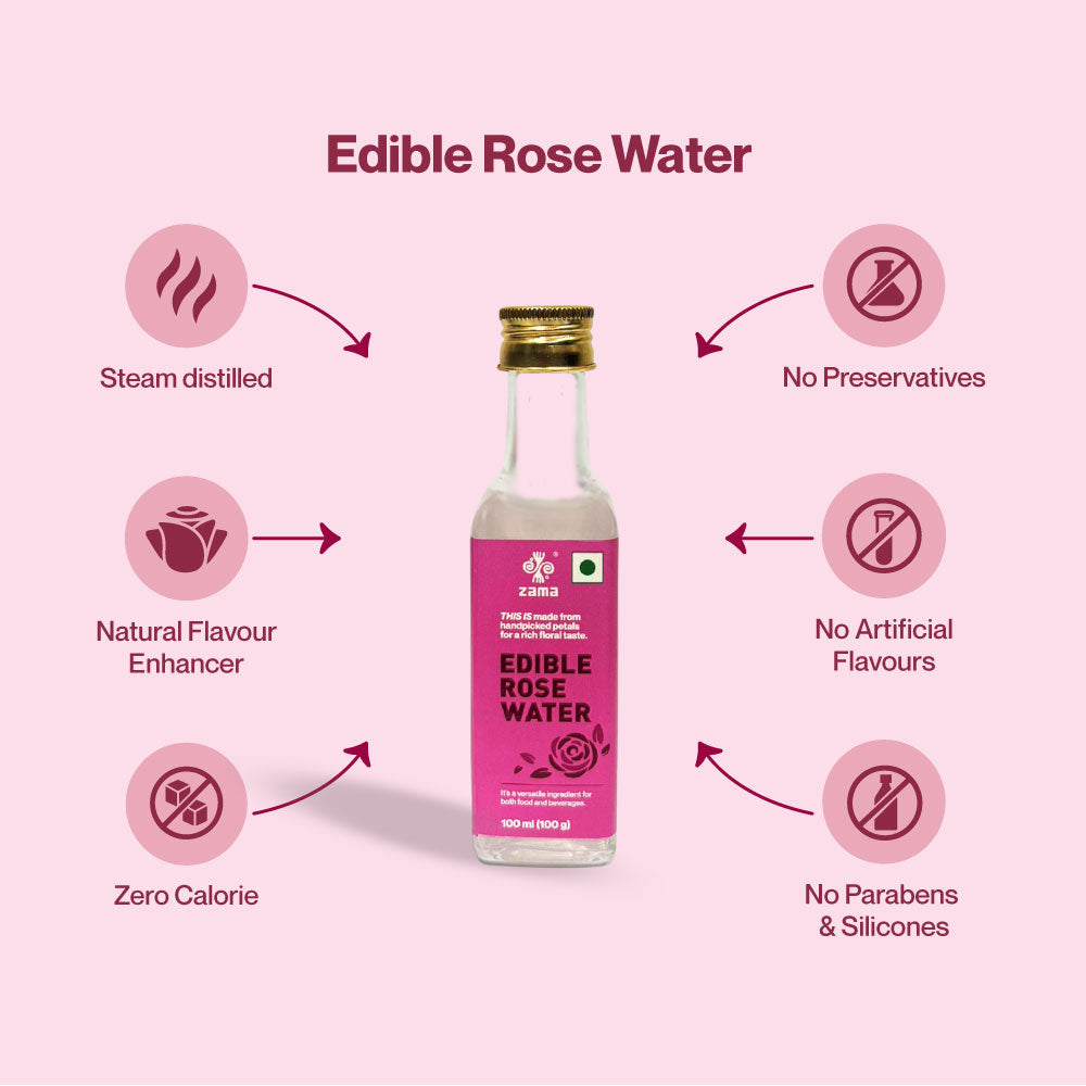 EDIBLE ROSE WATER