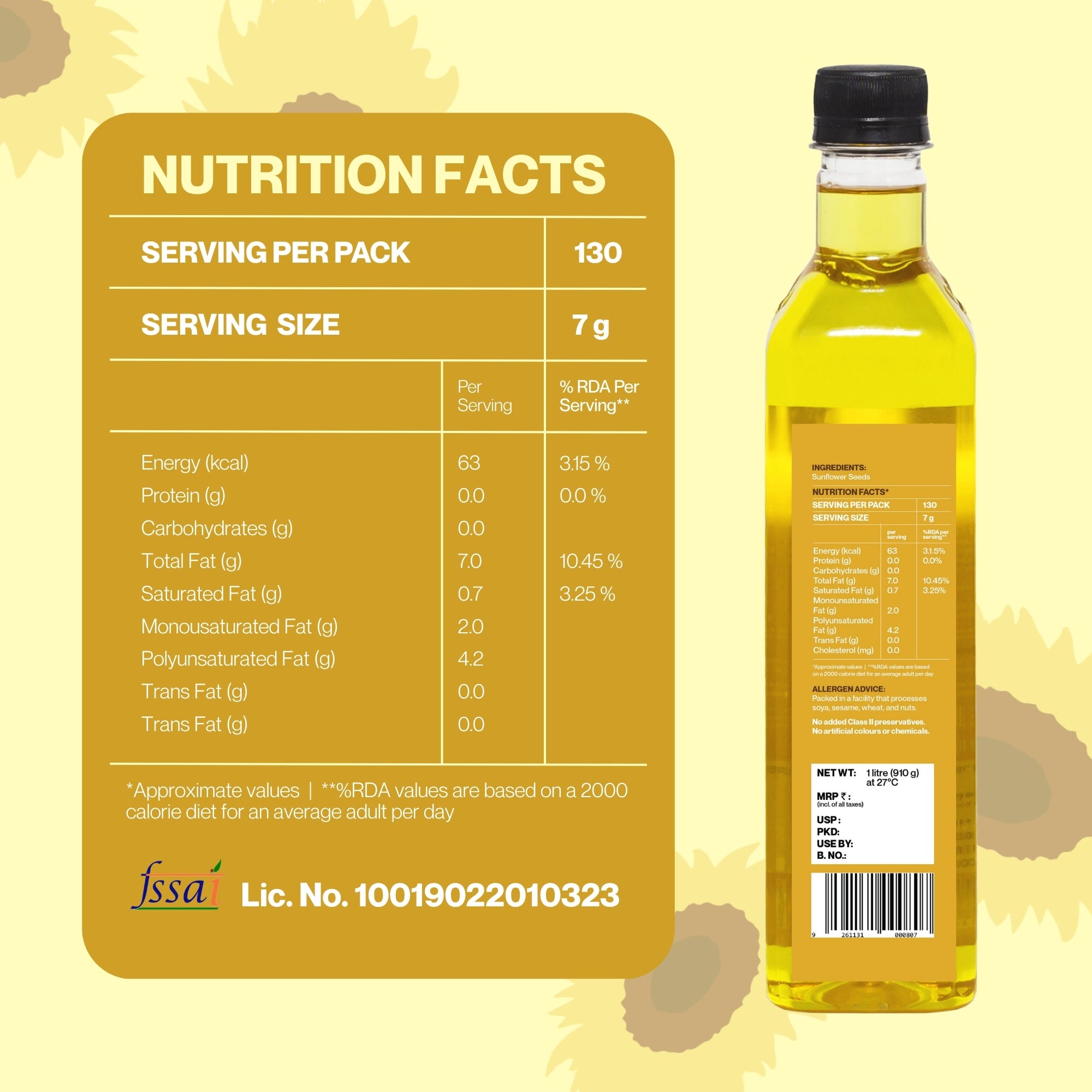 WOOD PRESSED SUNFLOWER OIL