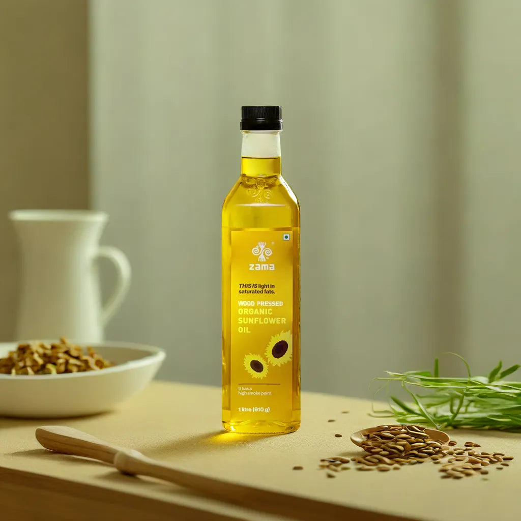 WOOD PRESSED SUNFLOWER OIL