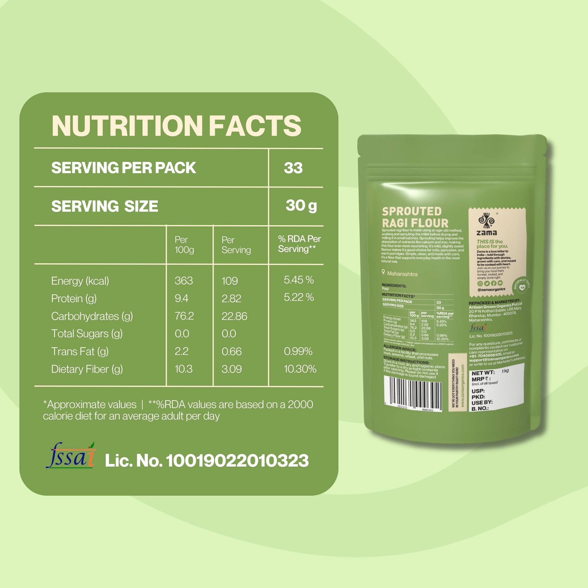 SPROUTED RAGI FLOUR