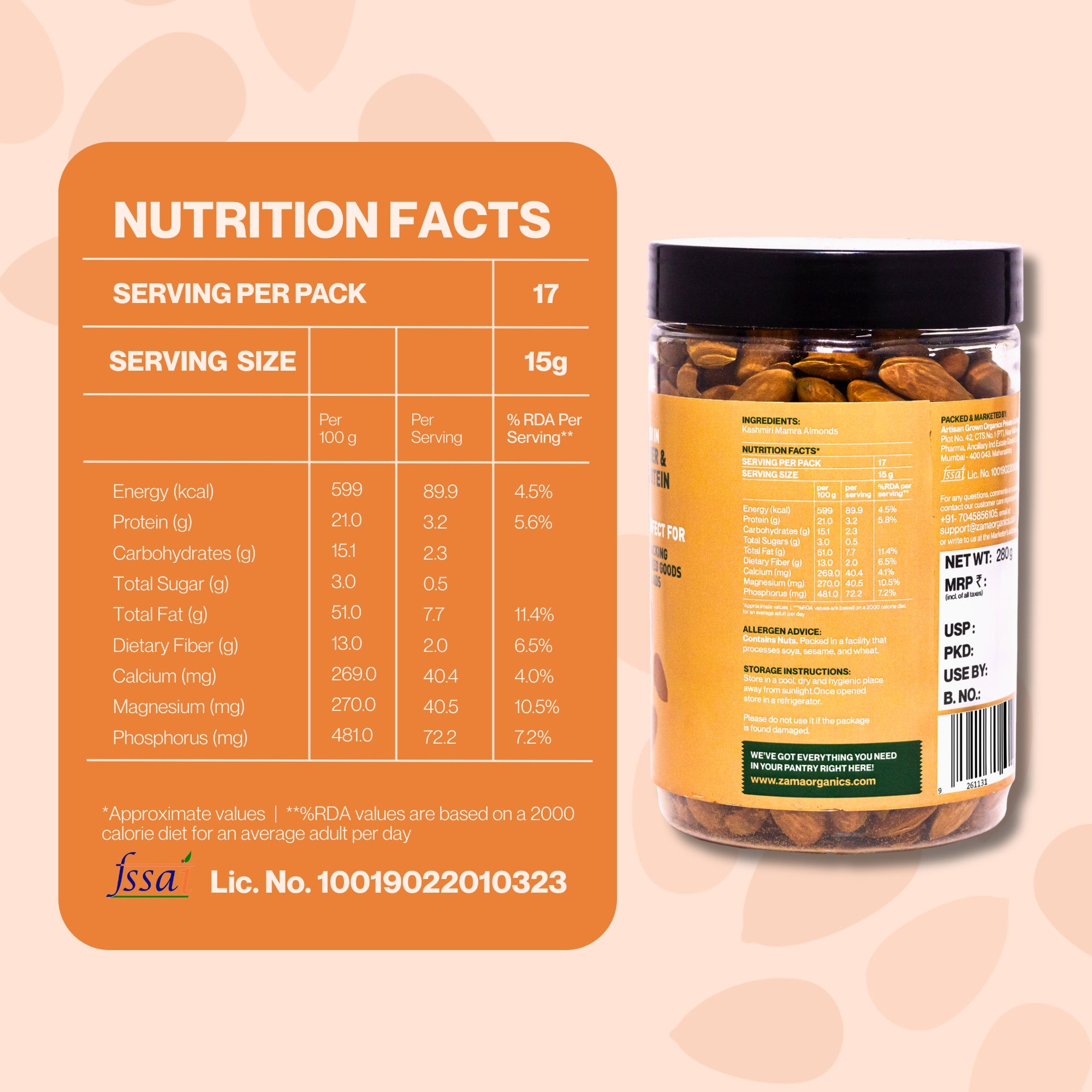 KASHMIRI MAMRA ALMONDS
