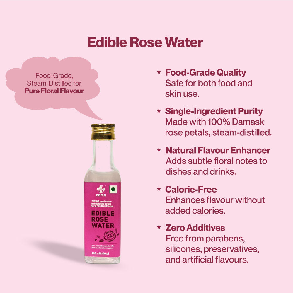 EDIBLE ROSE WATER