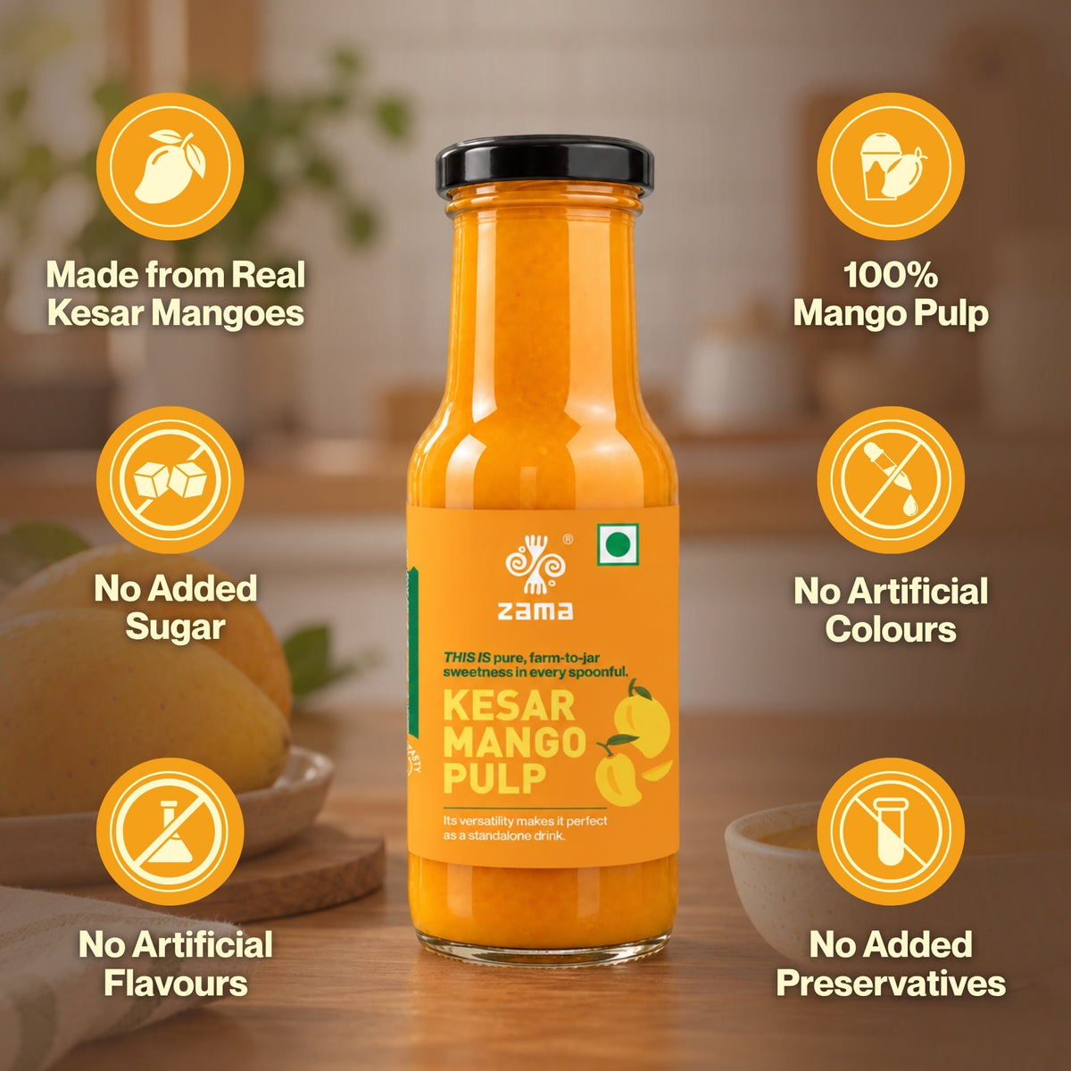 Kesar Mango Pulp 200 gms