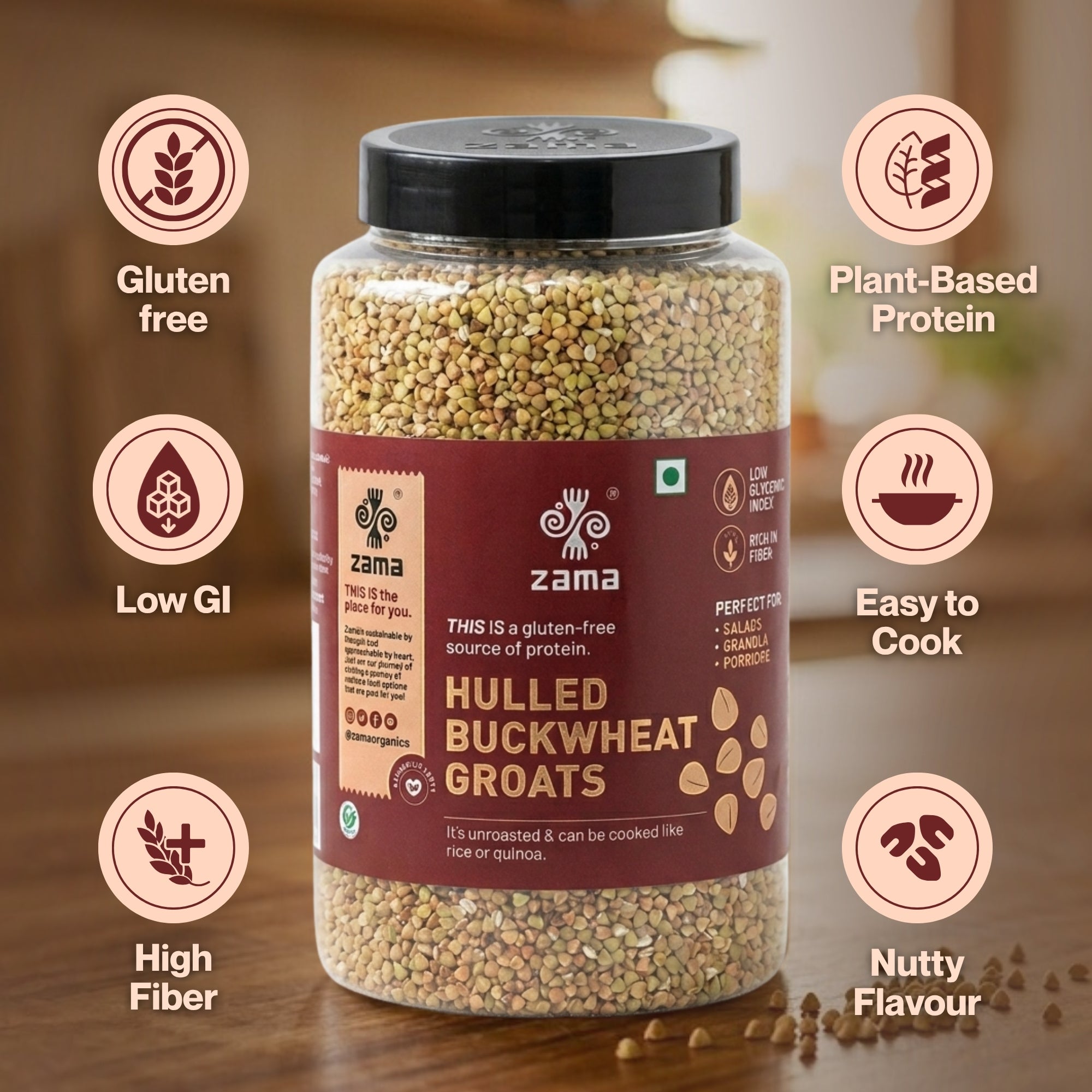 HULLED BUCKWHEAT GROATS
