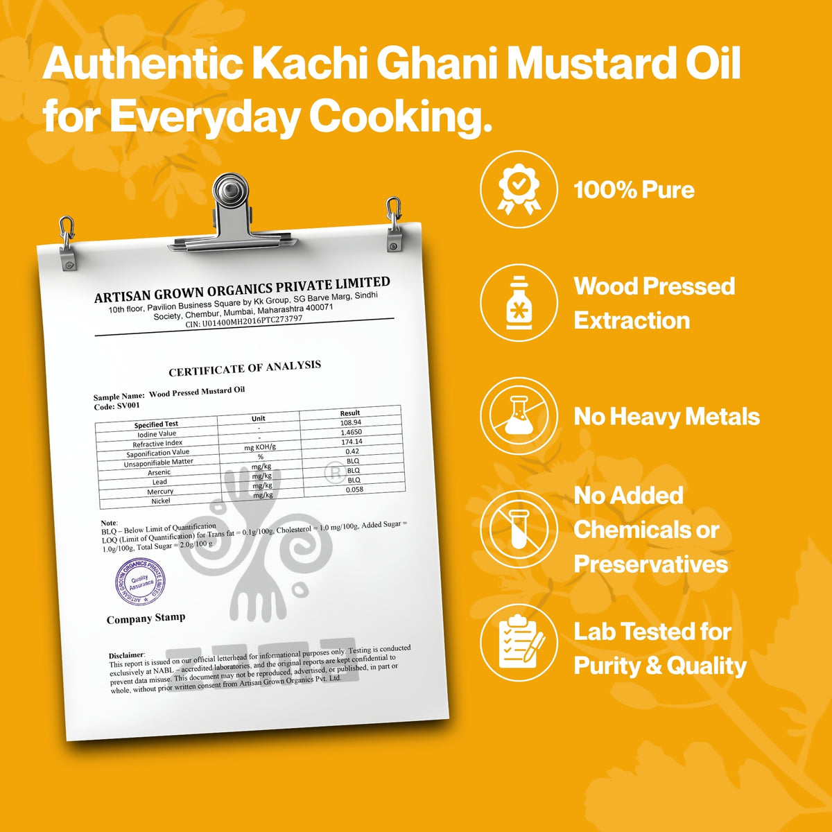 WOOD PRESSED BLACK MUSTARD OIL