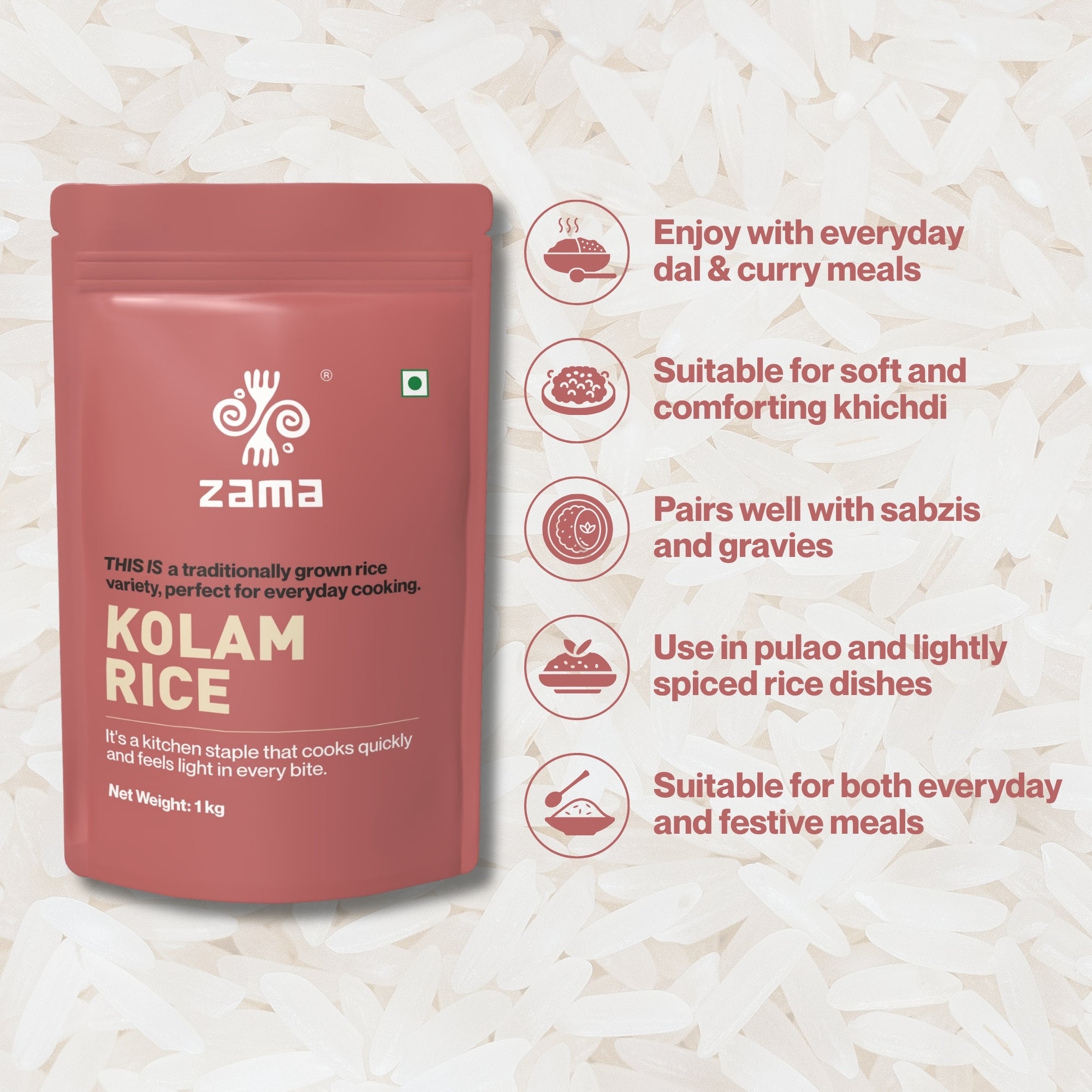 KOLAM RICE