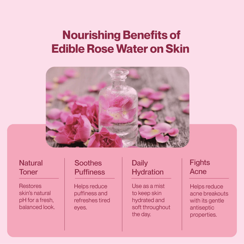 EDIBLE ROSE WATER