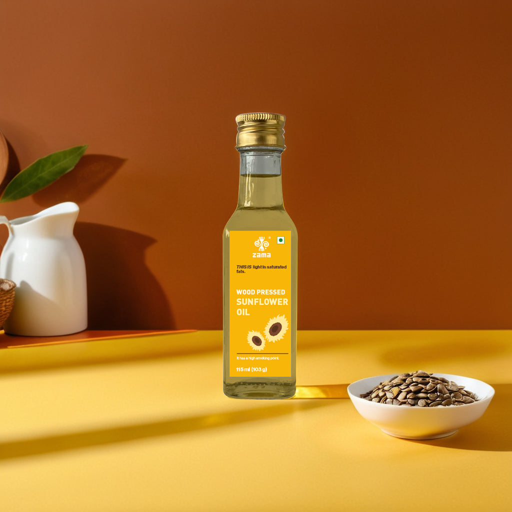 WOOD PRESSED SUNFLOWER OIL