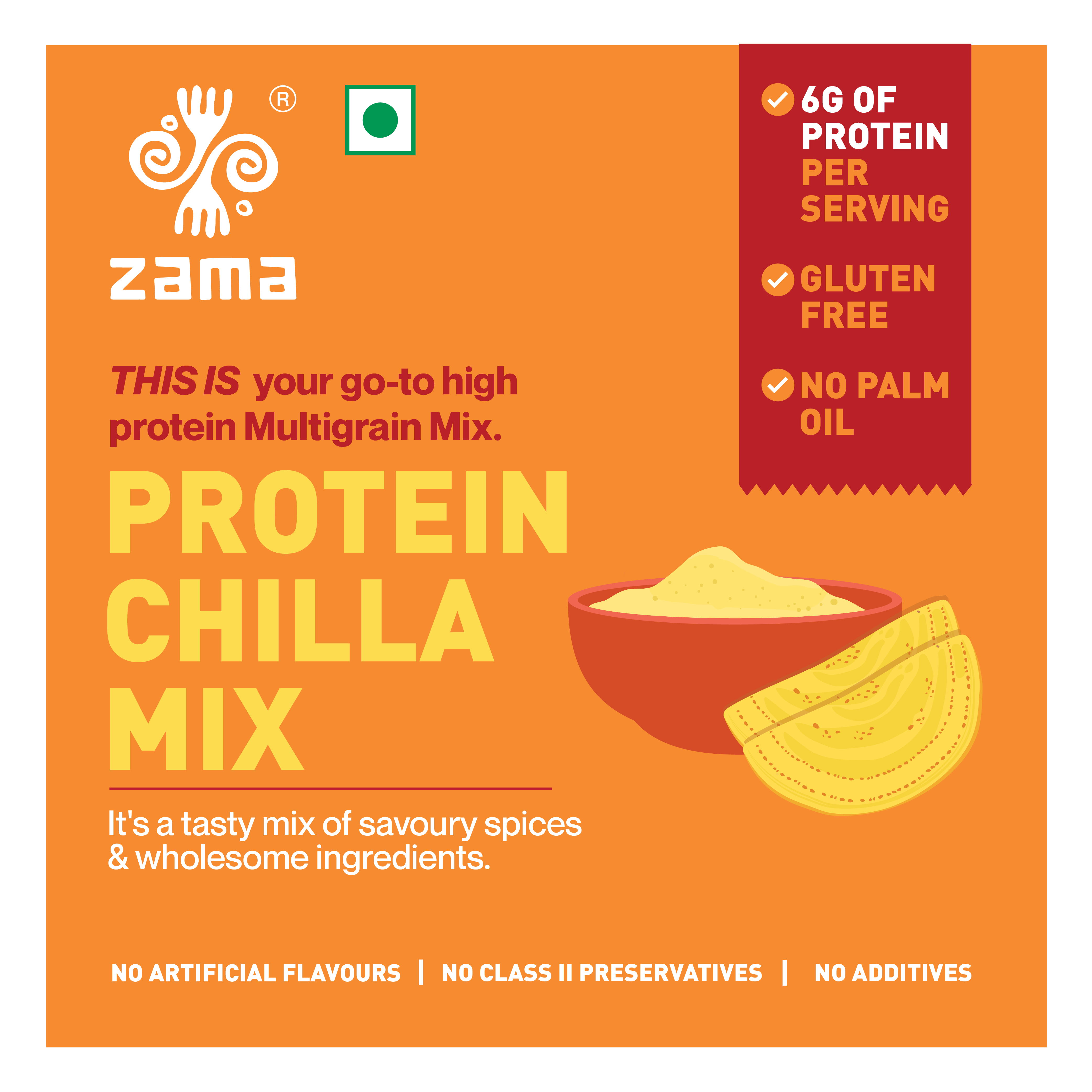 Protein Chilla Mix