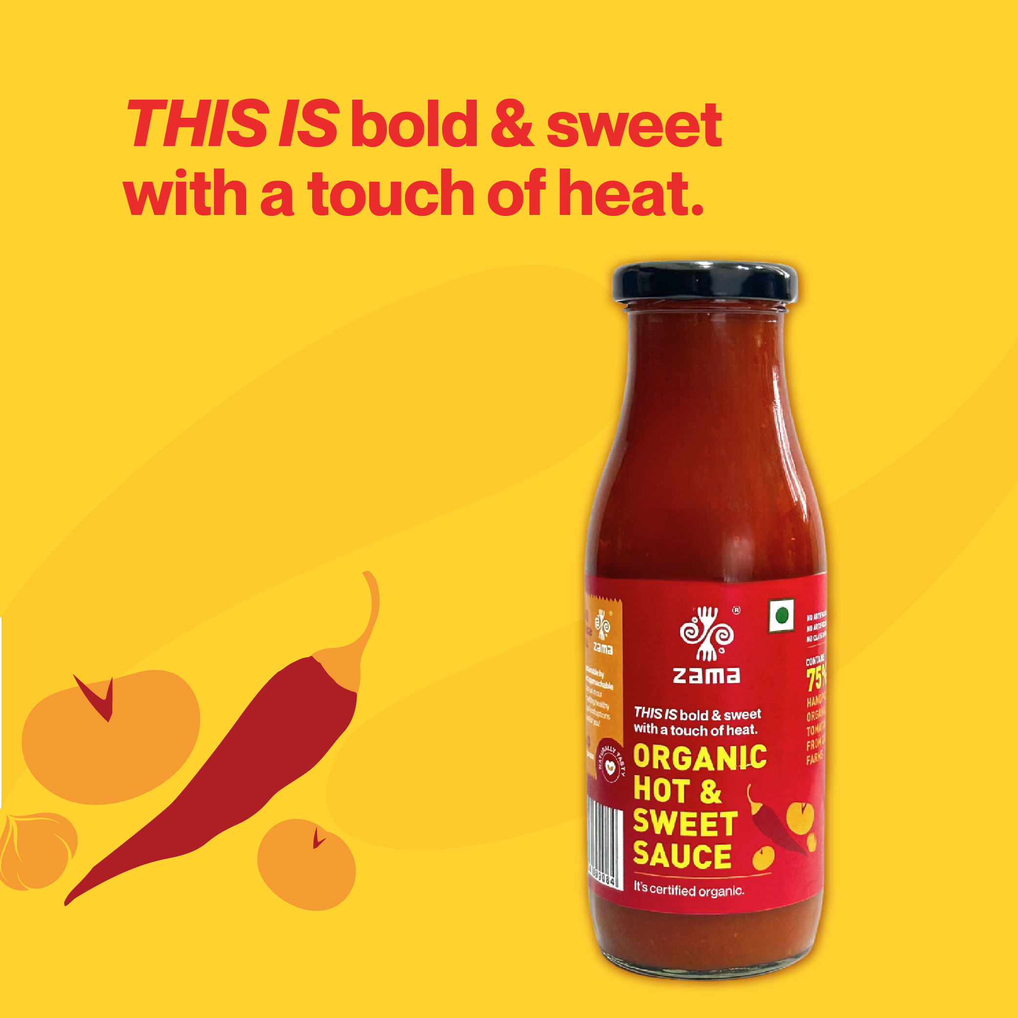 ORGANIC HOT & SWEET SAUCE