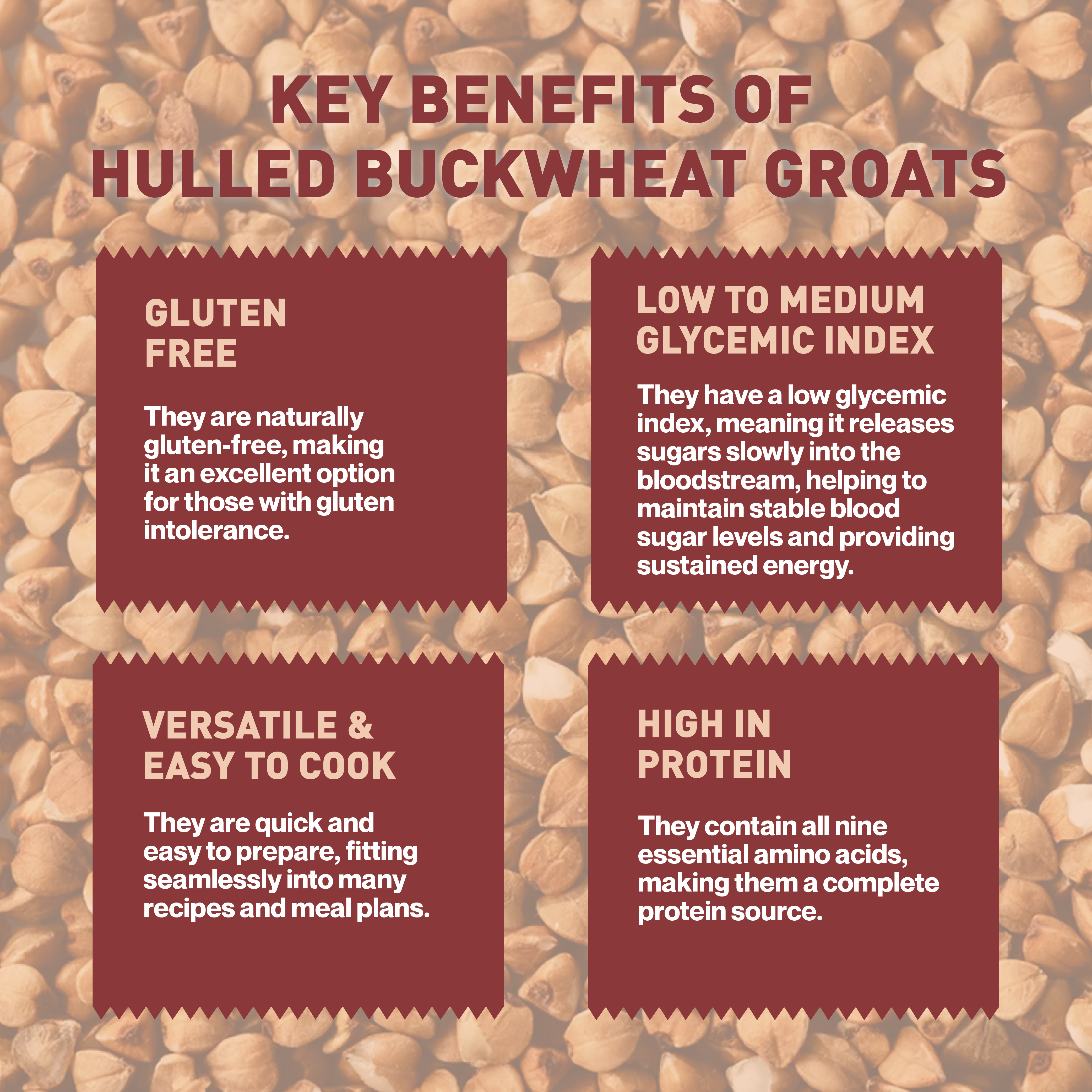 HULLED BUCKWHEAT GROATS