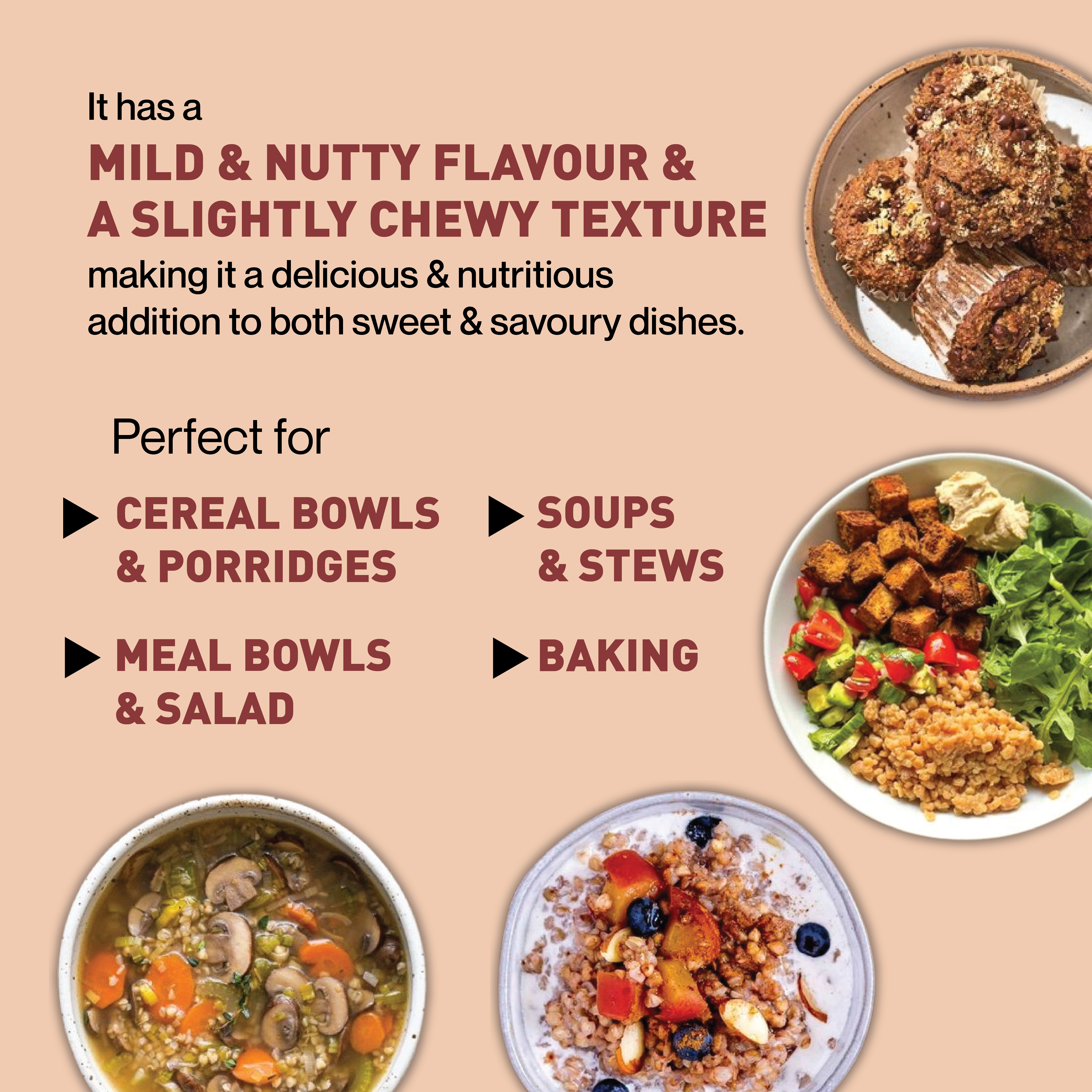 HULLED BUCKWHEAT GROATS