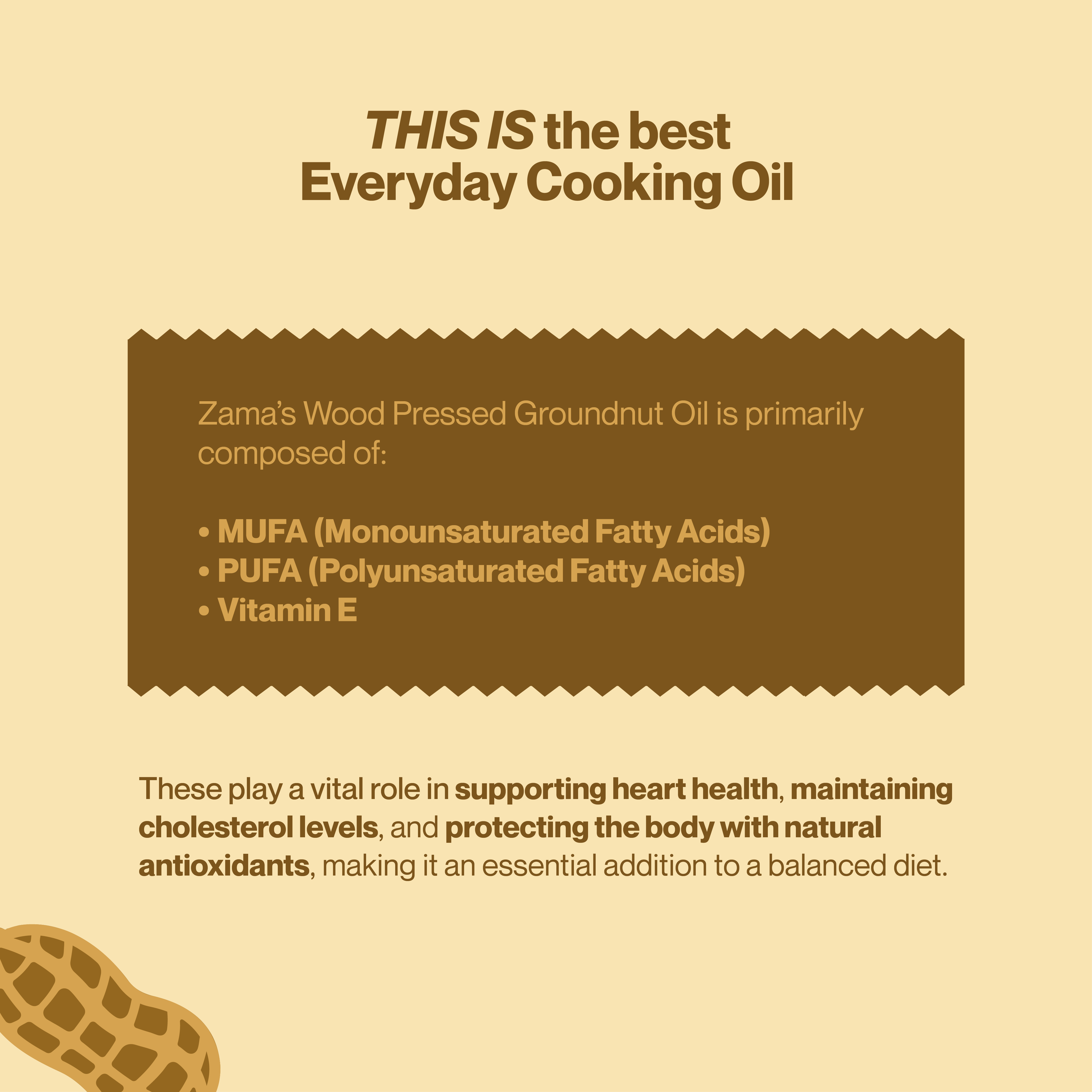 WOOD PRESSED GROUNDNUT OIL