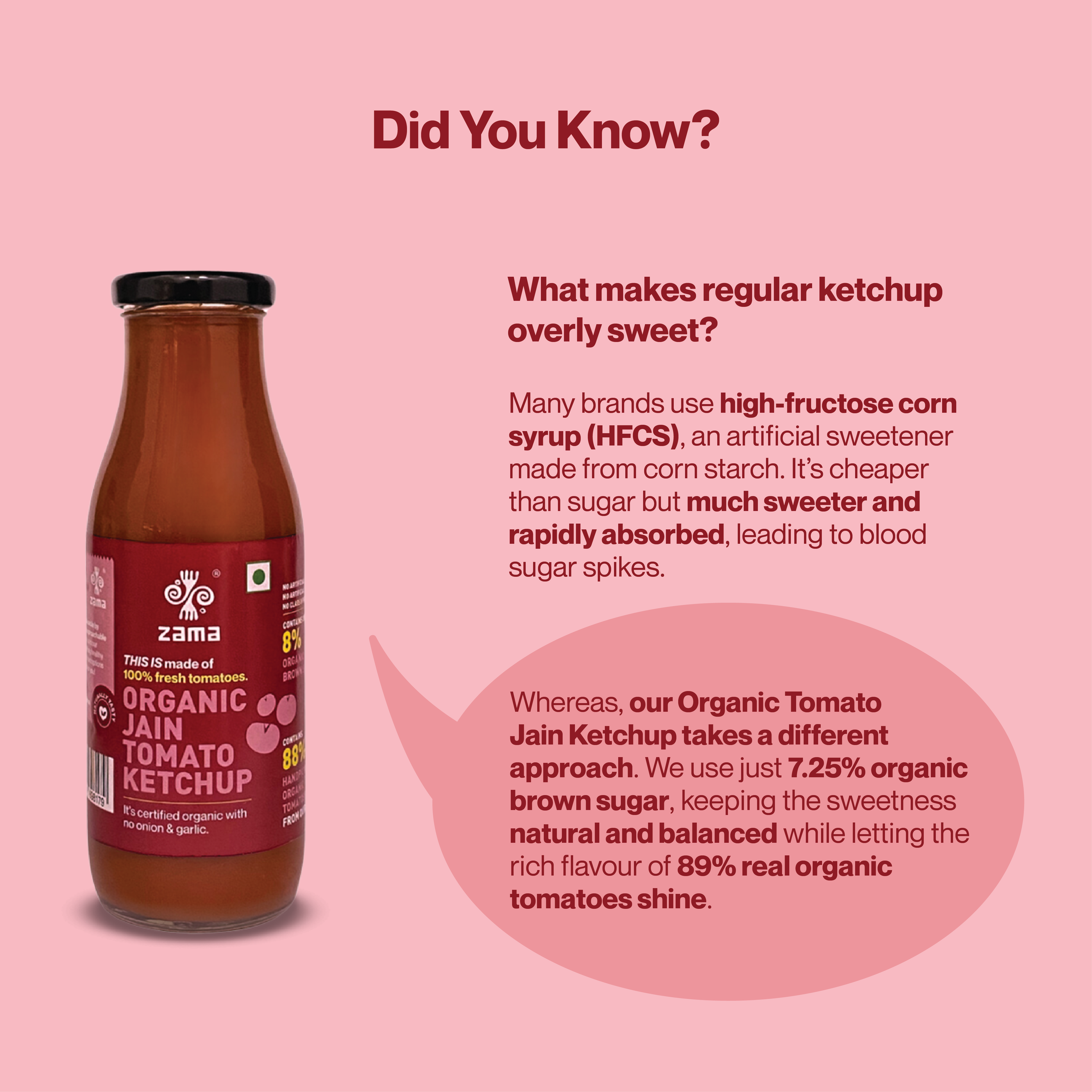ORGANIC TOMATO KETCHUP (JAIN)